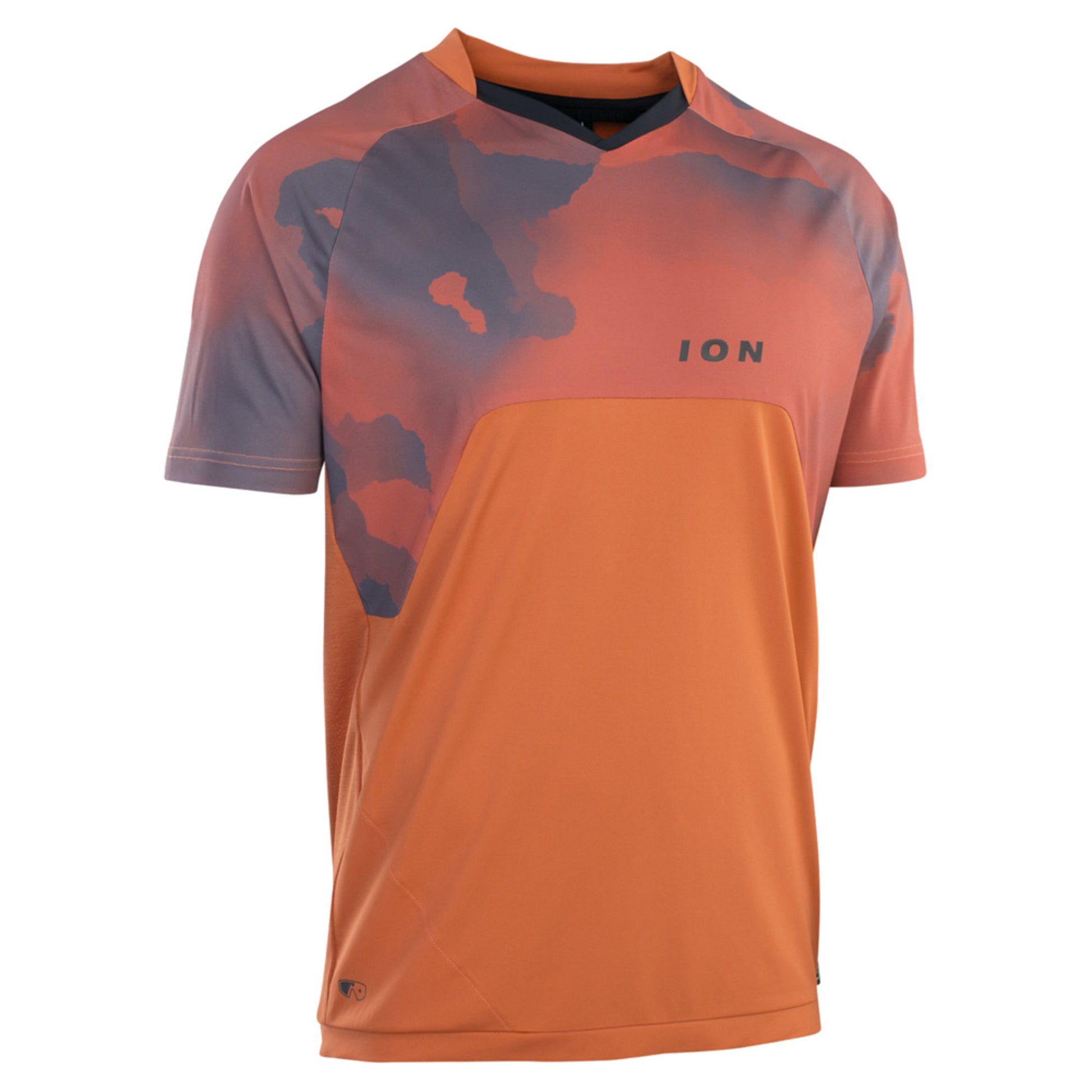 ION Traze Amp AFT Men's Bike Jersey - CRIMSON EARTH - XL