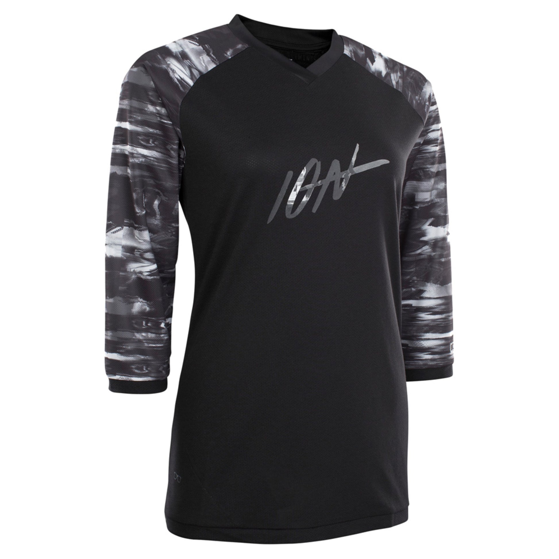 ION Women's Scrub AMP LS 3/4 Jersey - BLACK - XL