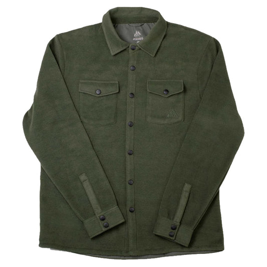 Jones December Fleece Men's Shirt - GREEN - XL