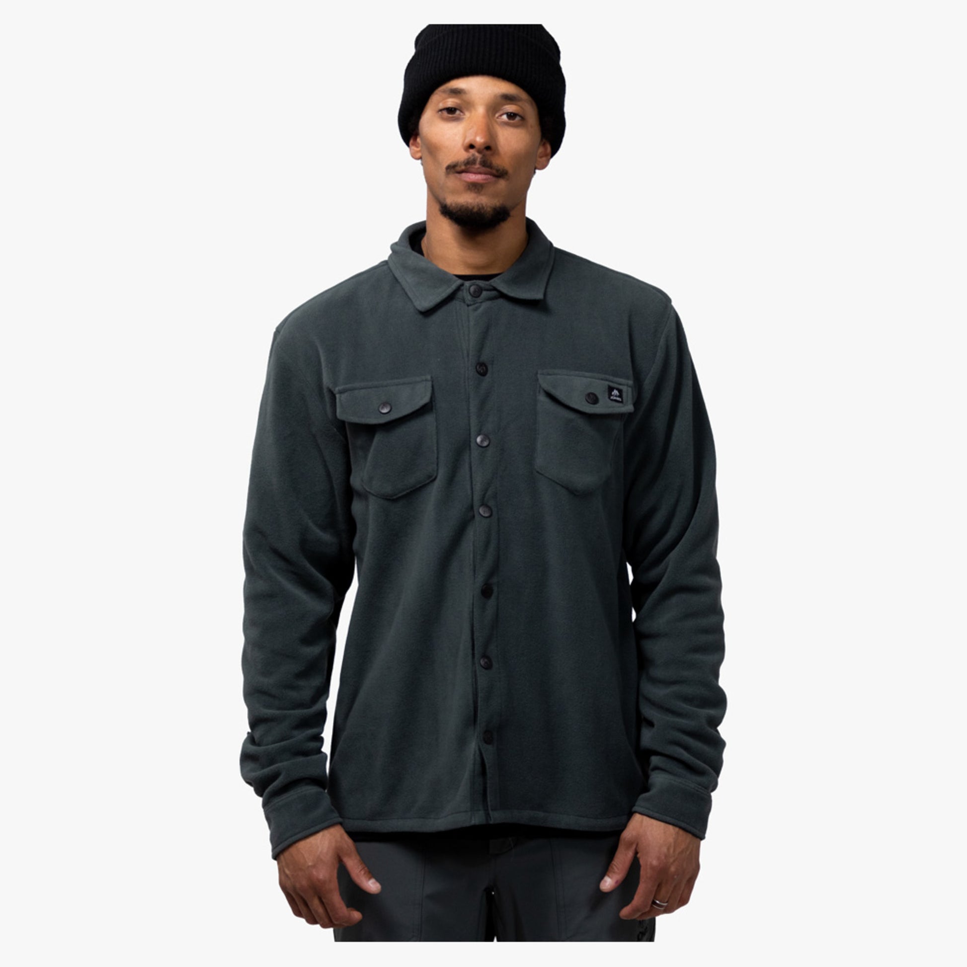 Jones December Recycled Fleece Shirt - DAWN BLUE - XL