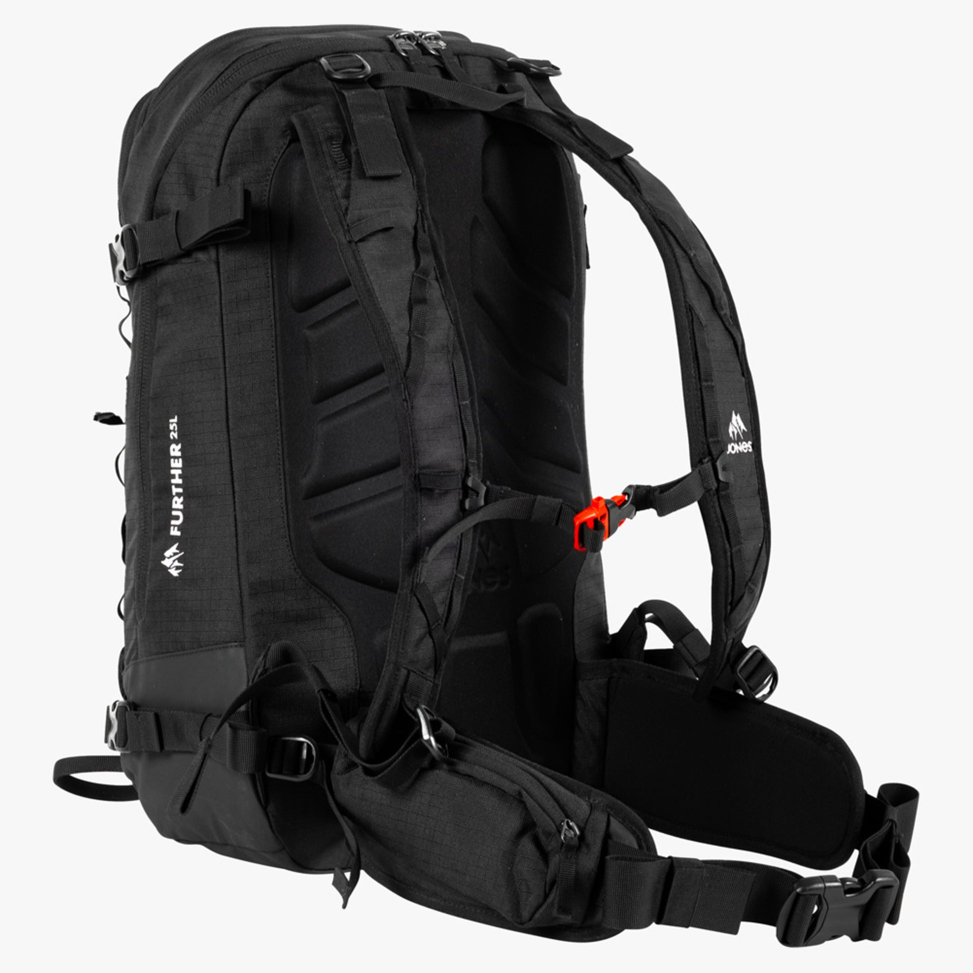 Jones Further 25L Backpack - Stealth Black