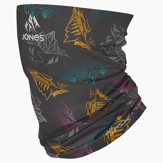 Jones Mtn Peaks Recycled Neckwarmer - Granite Gray
