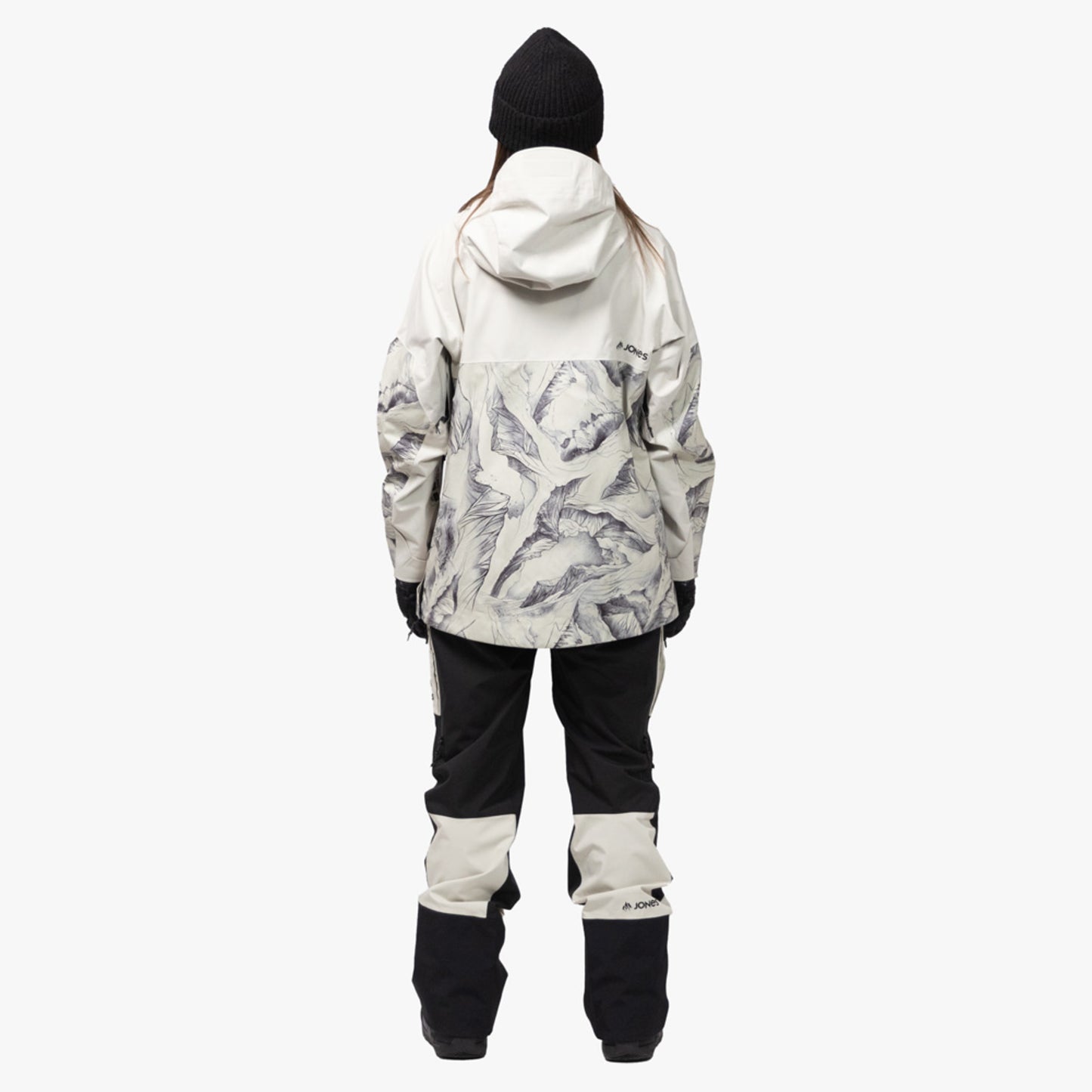 Jones MTN Surf Recycled Anorak Women's Jacket - GLACIER ALLOVER - L