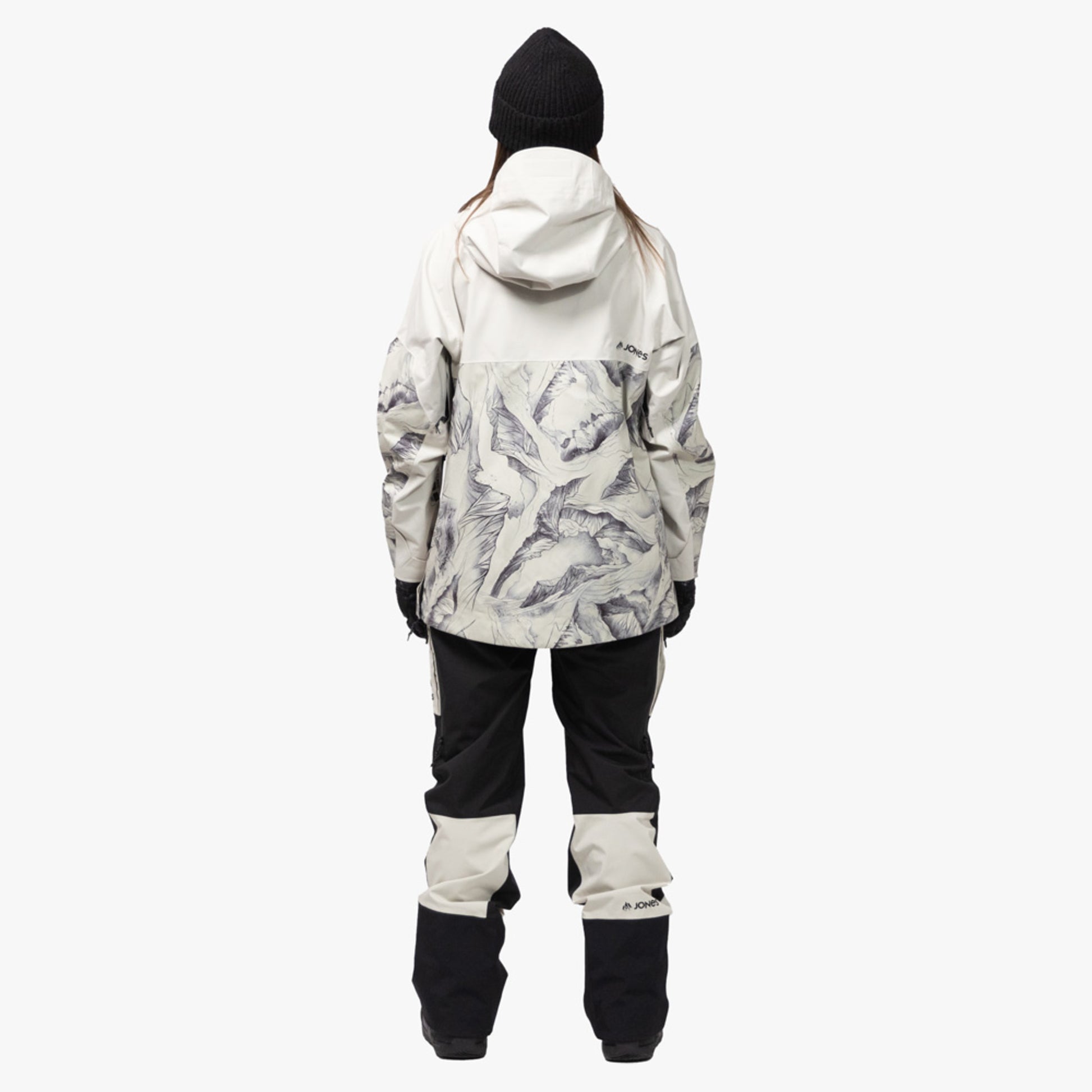 Jones MTN Surf Recycled Anorak Women's Jacket - GLACIER ALLOVER - L