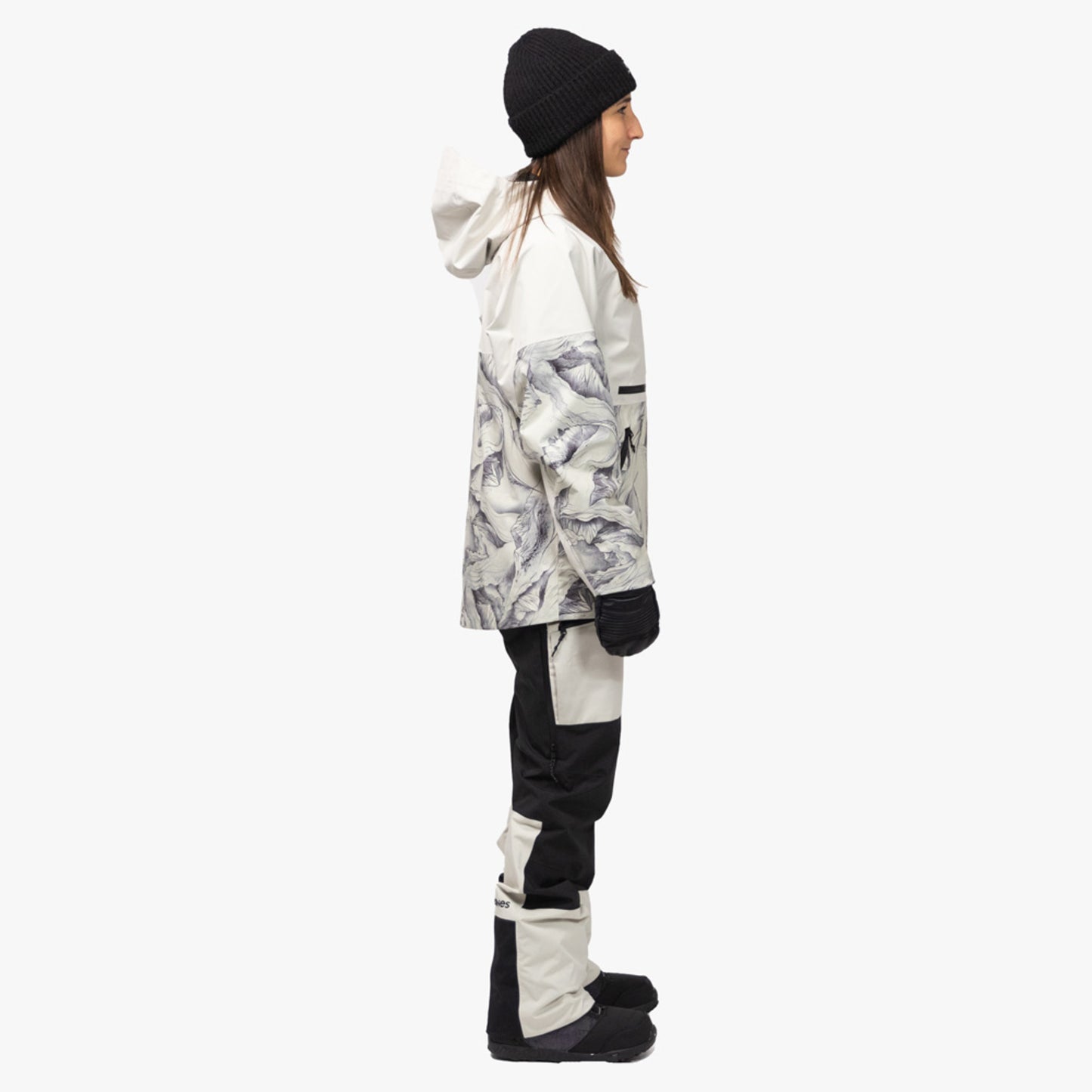 Jones MTN Surf Recycled Anorak Women's Jacket - GLACIER ALLOVER - L