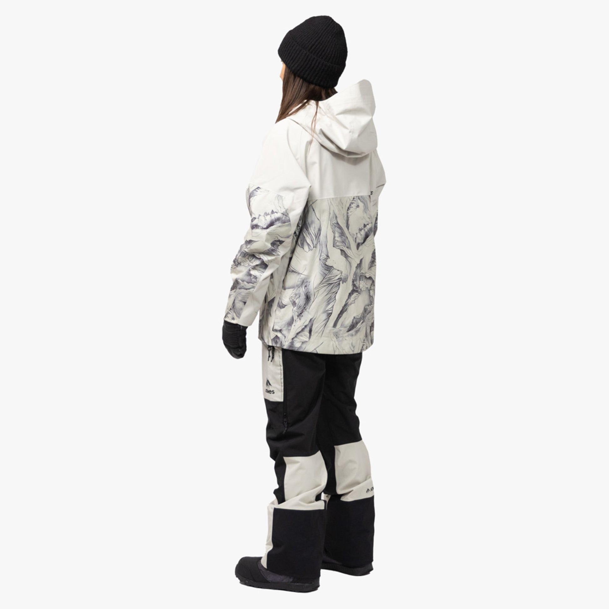 Jones MTN Surf Recycled Anorak Women's Jacket - GLACIER ALLOVER - L