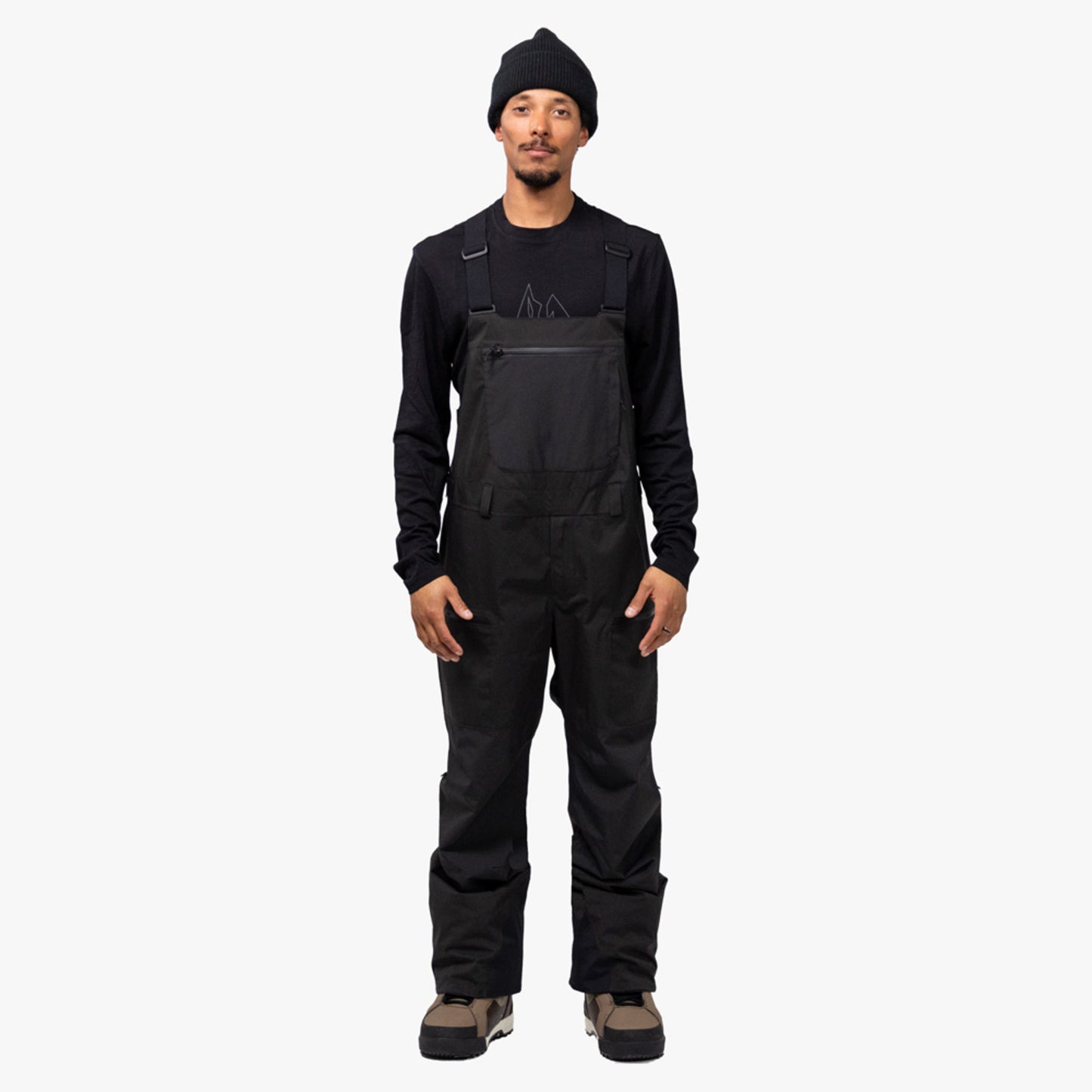 Jones MTN Surf Recycled Men's Bib - STEALTH BLACK - XL