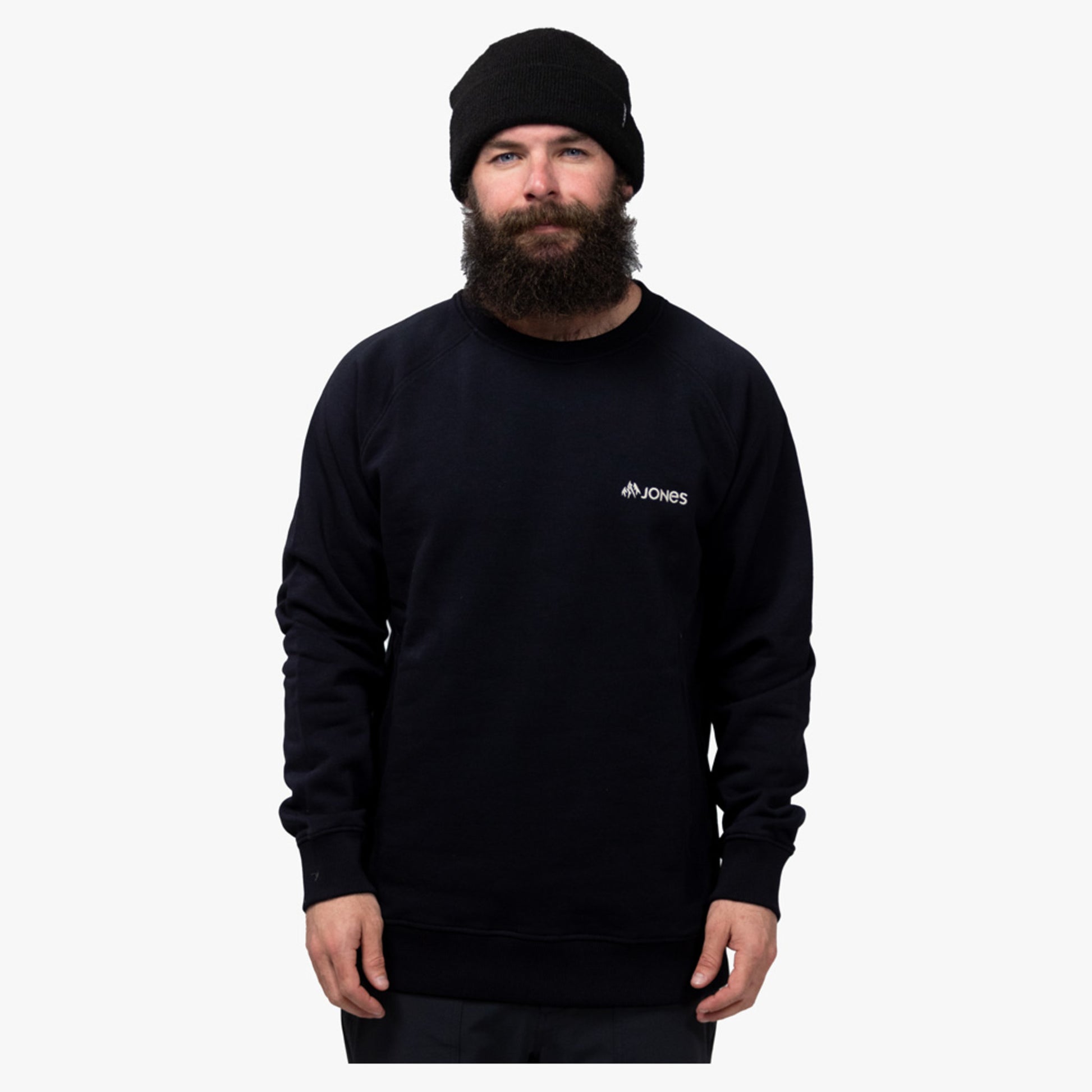 Jones Sierra Organic Cotton Men's Sweatshirt - STEALTHBLACK - XL