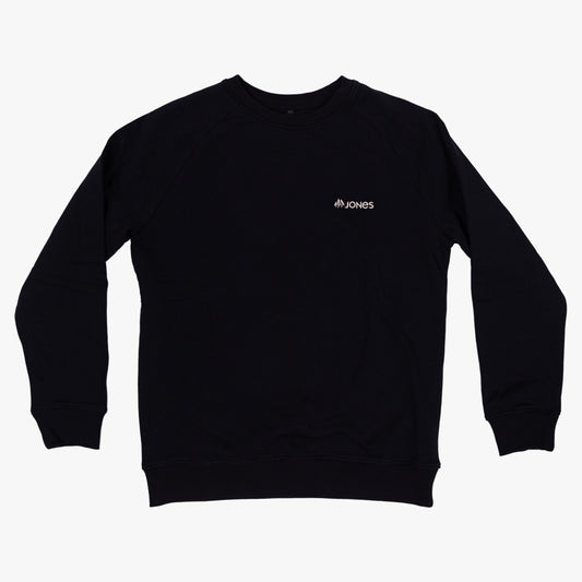 Jones Sierra Organic Cotton Men's Sweatshirt - STEALTHBLACK - XL