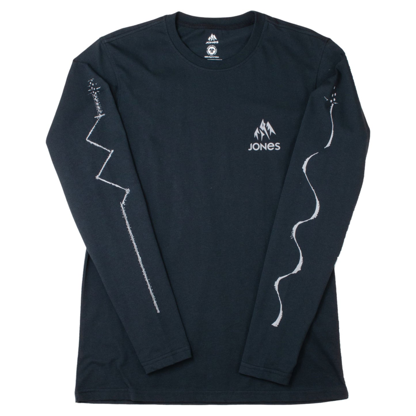 Jones Split Longsleeve Men's Tee - BLACK - XL