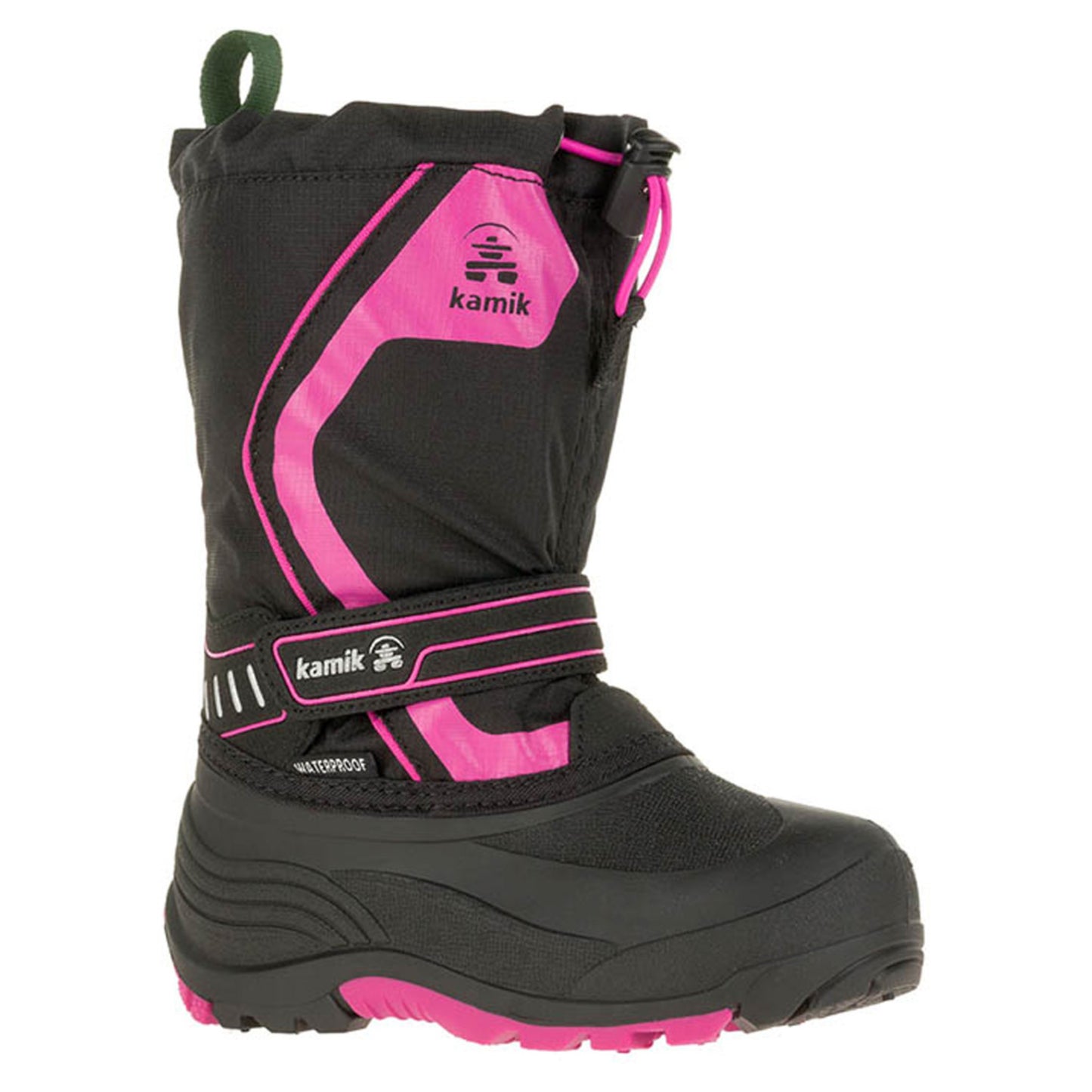 Kamik Kid's Snowcoast3 Boots - BLACK MAGENTA - 13