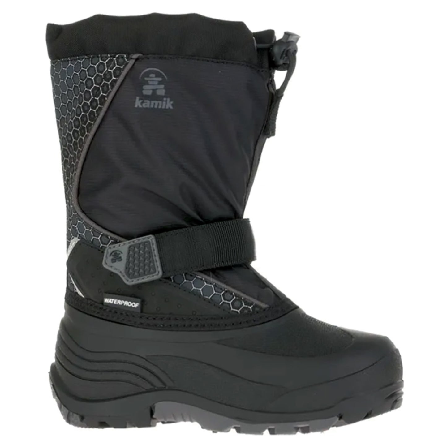 Kamik Snowfall Children's Boots - BLACK CHARCOAL - 13