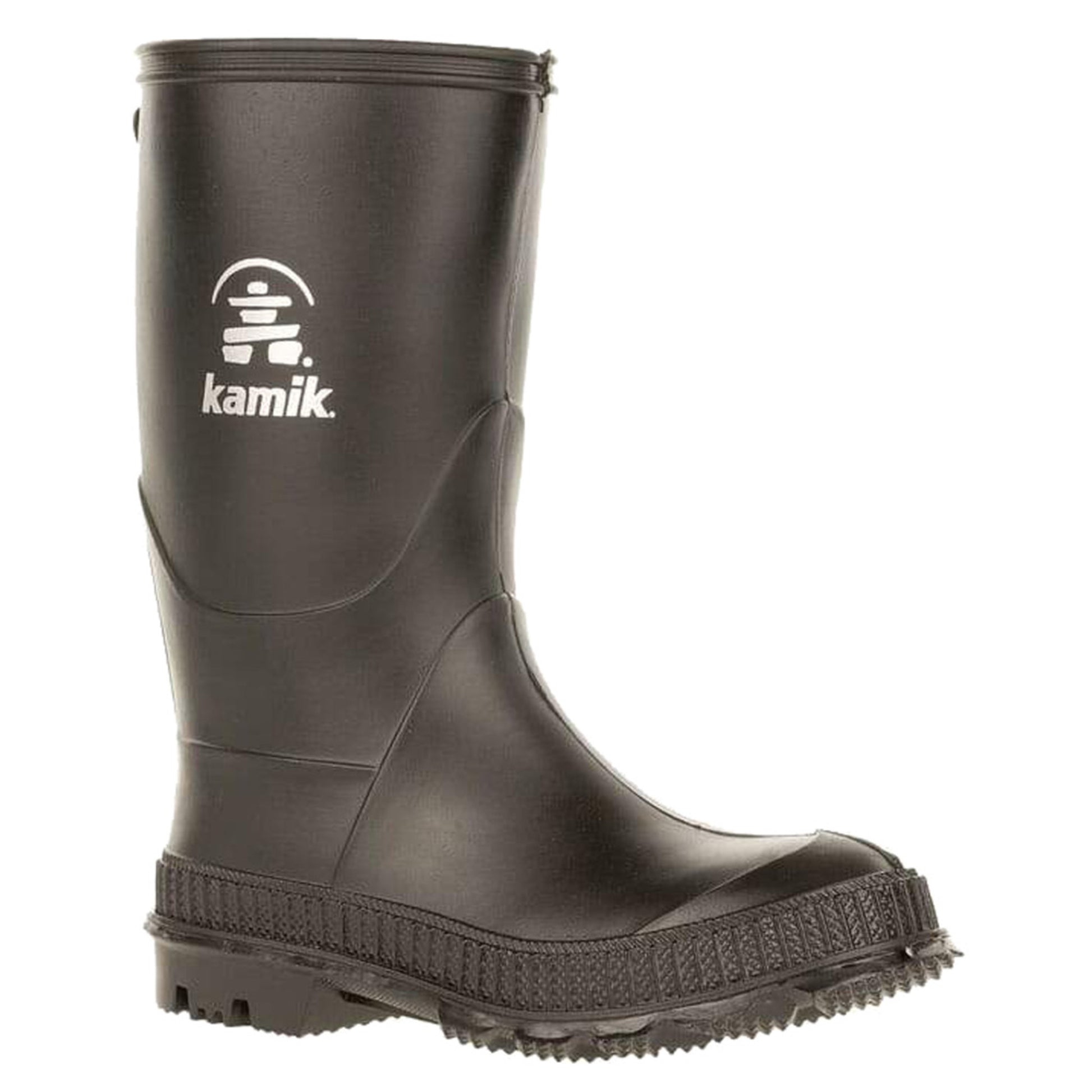 Kamik Stomp Youth Rain Boots - BLACK - 6