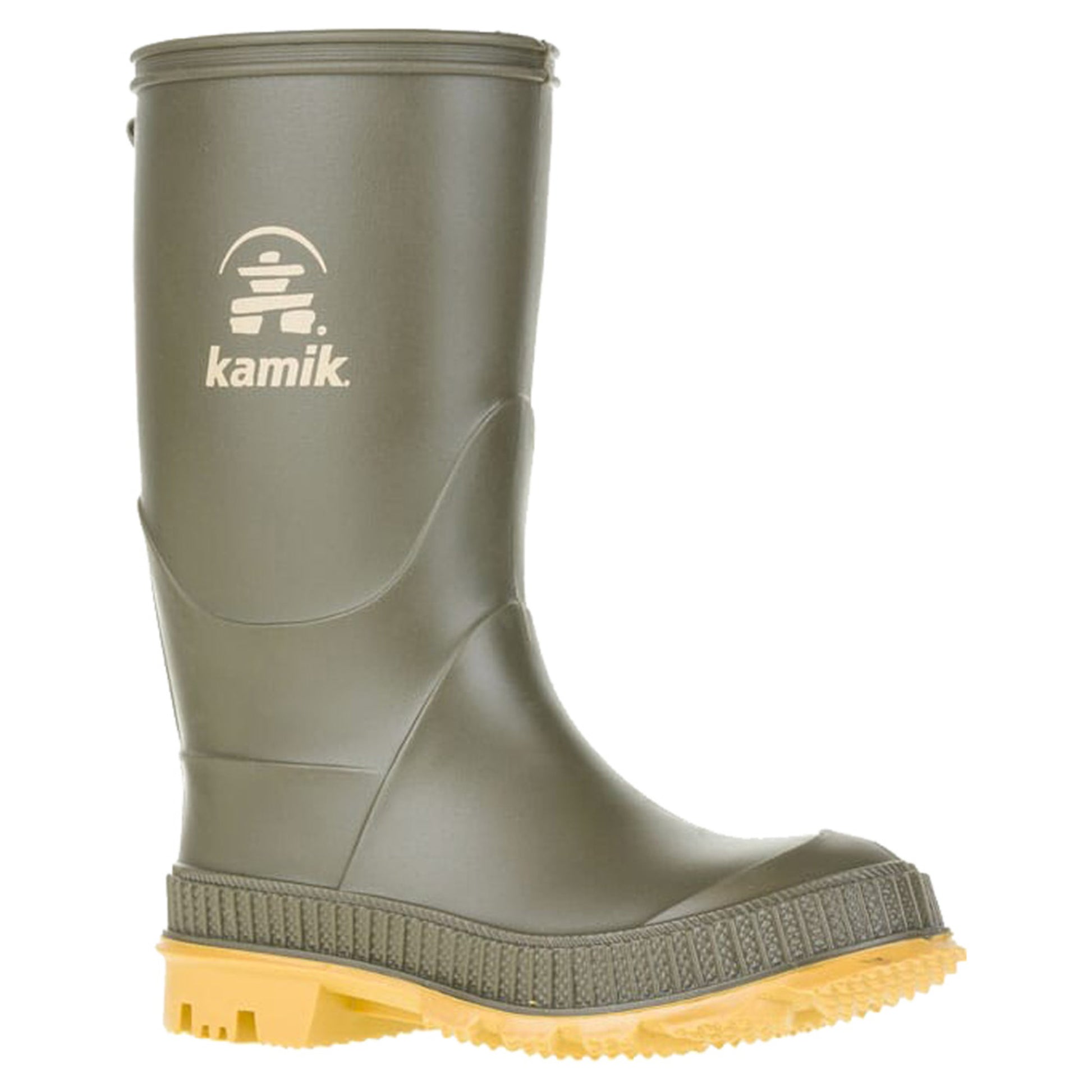 Kamik Stomp Youth Rain Boots - OLIVE - 6