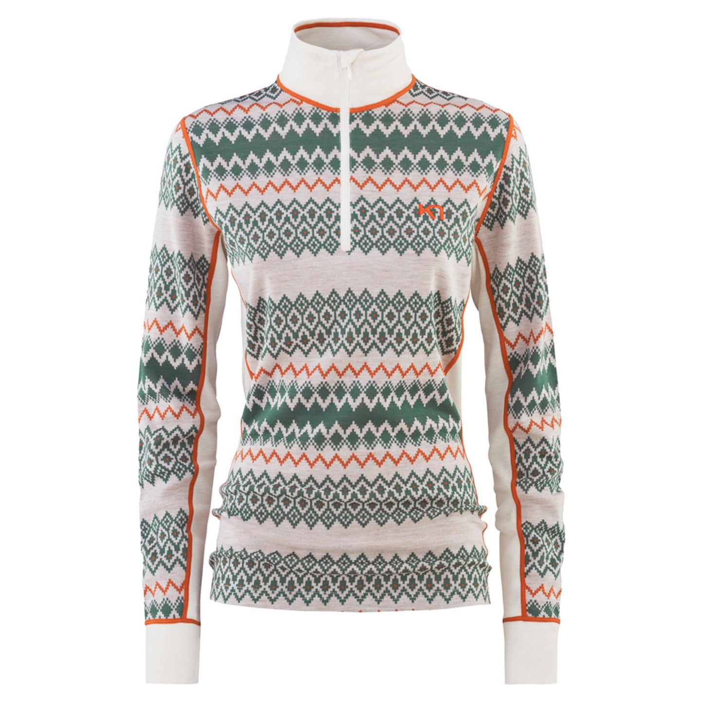 Kari Traa Agnes 2.0 Women's Half Zip - NWHITE - XL