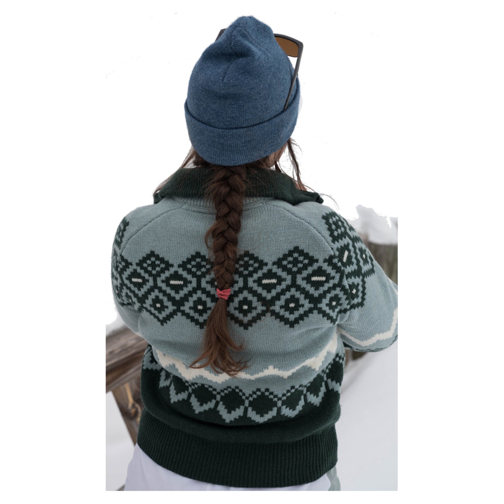 Kari Traa Agnes Knit Women's Sweater - SAGE - S