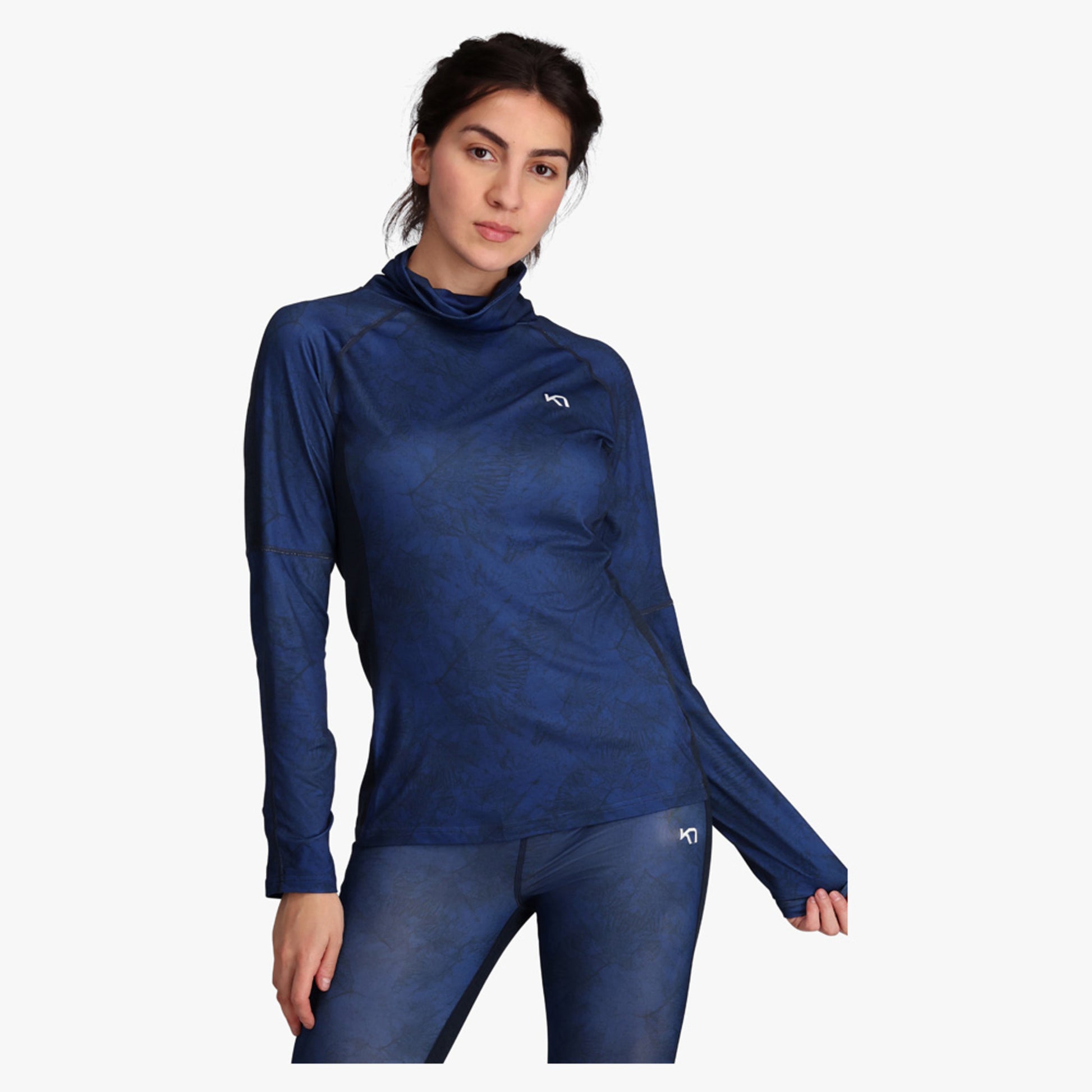 Kari Traa Fierce Long Sleeve Women's Baselayer - Royal - XL