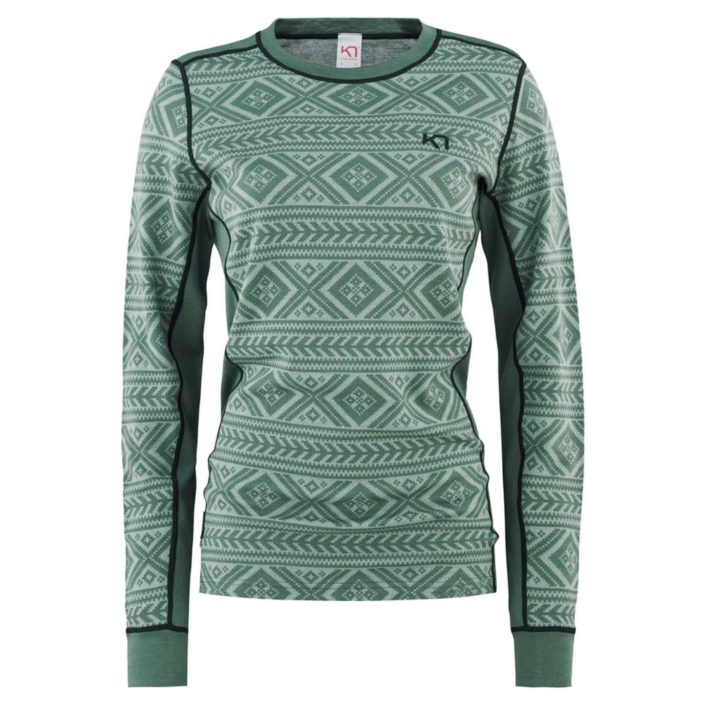 Kari Traa Floke Women's Long Sleeve Baselayer - MURK - XL