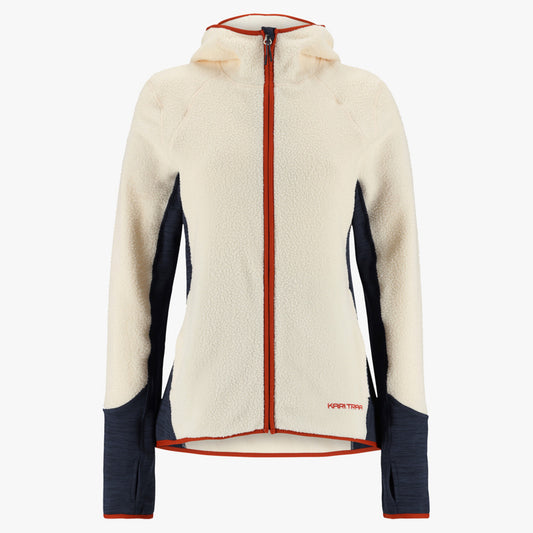 Kari Traa Ragnhild Ski Long Sleeve Women's Midlayer - Natural White - XL