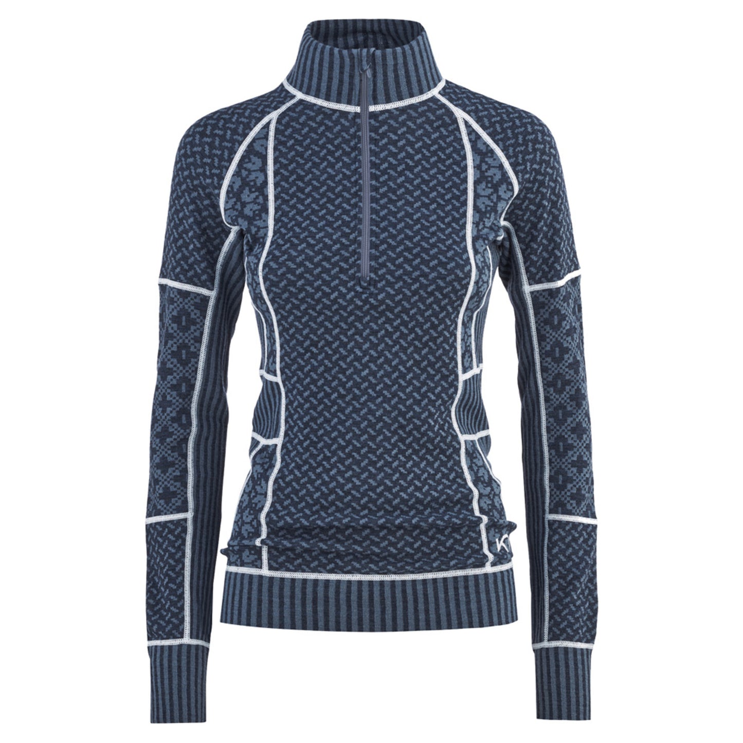 Kari Traa Smekker Half Zip Women's Baselayer - MARIN - S