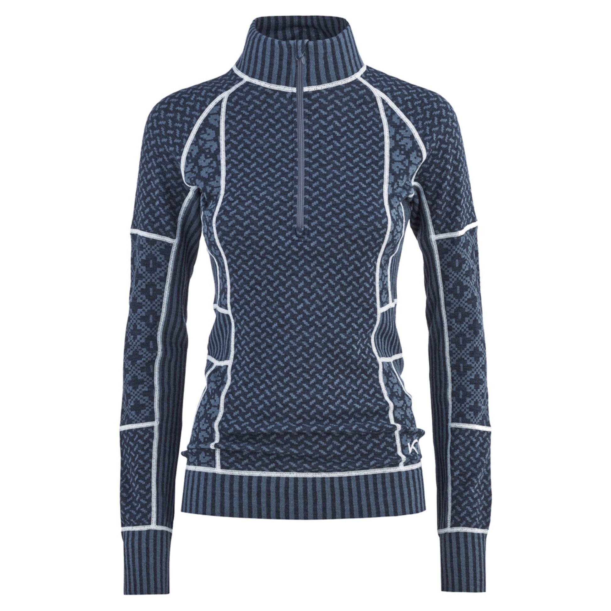 Kari Traa Smekker Half Zip Women's Baselayer - MARIN - S