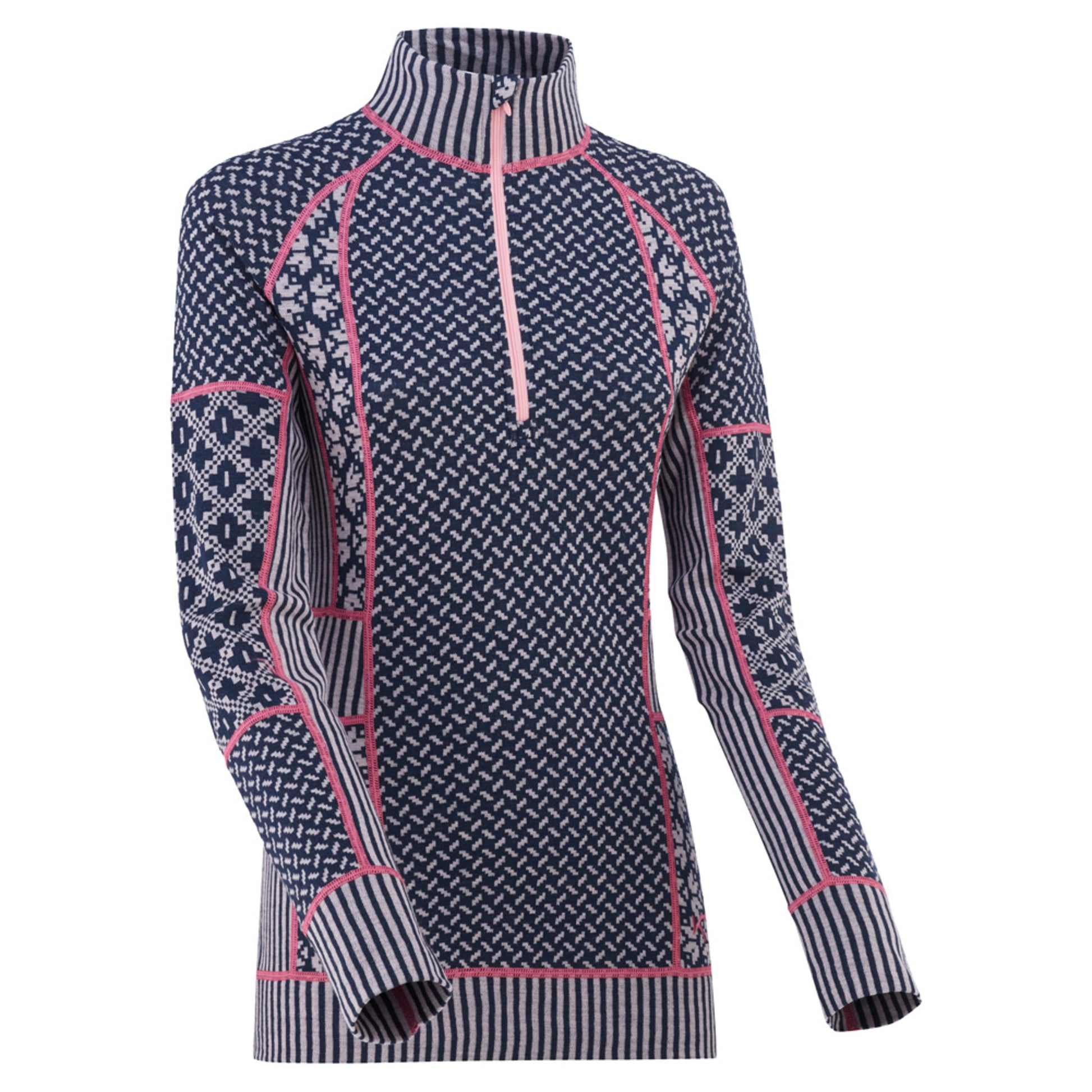 Kari Traa Smekker Half Zip Women's Baselayer - PEARL - XL