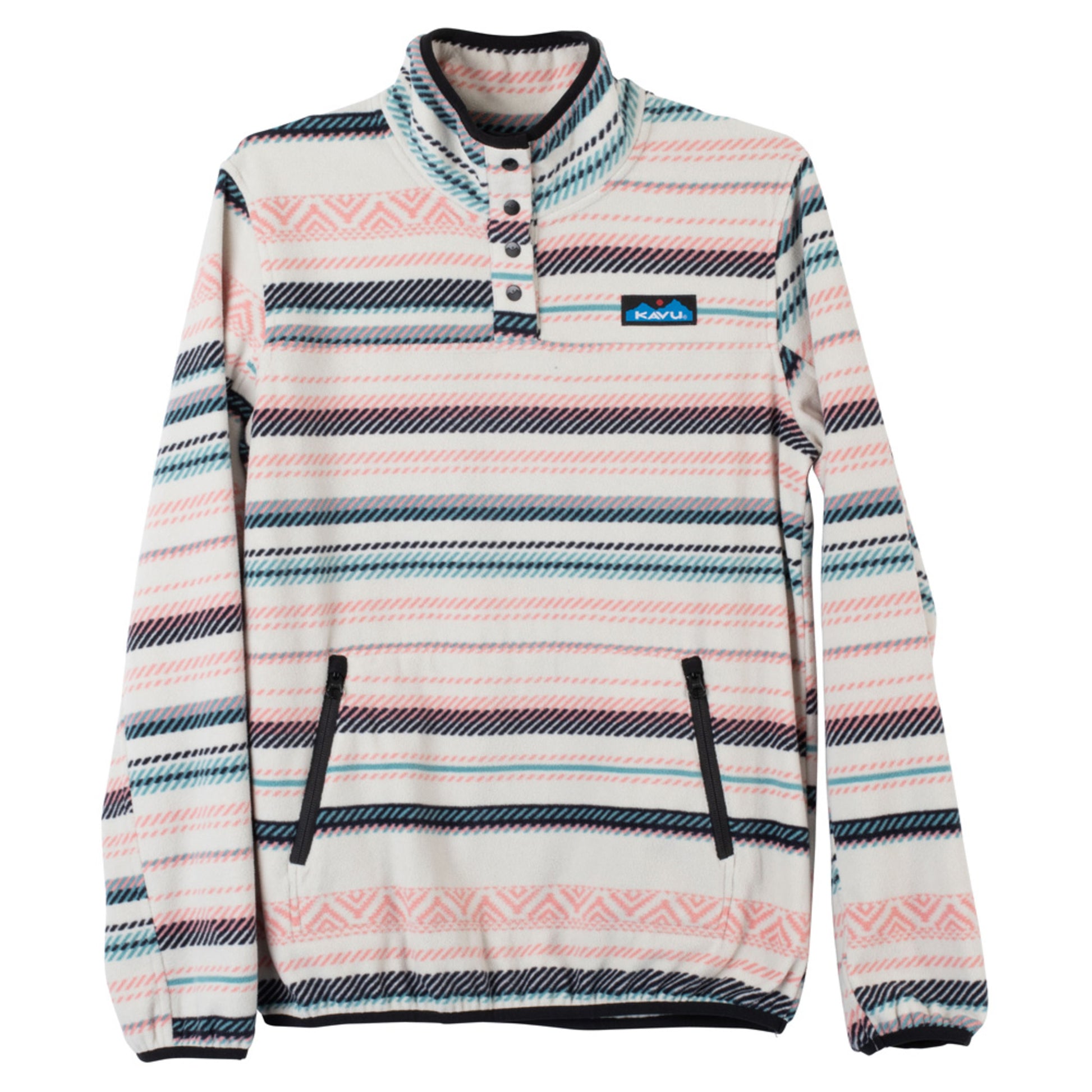 Kavu Cavanaugh Women's Fleece Pullover - BAJA PEACH - XL