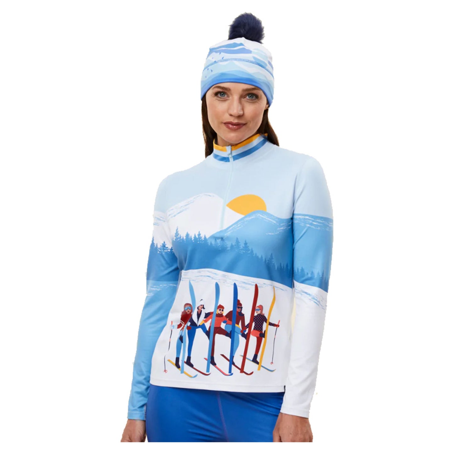Krimson Klover Amiche Women's Top - POWDER BLUE - XS