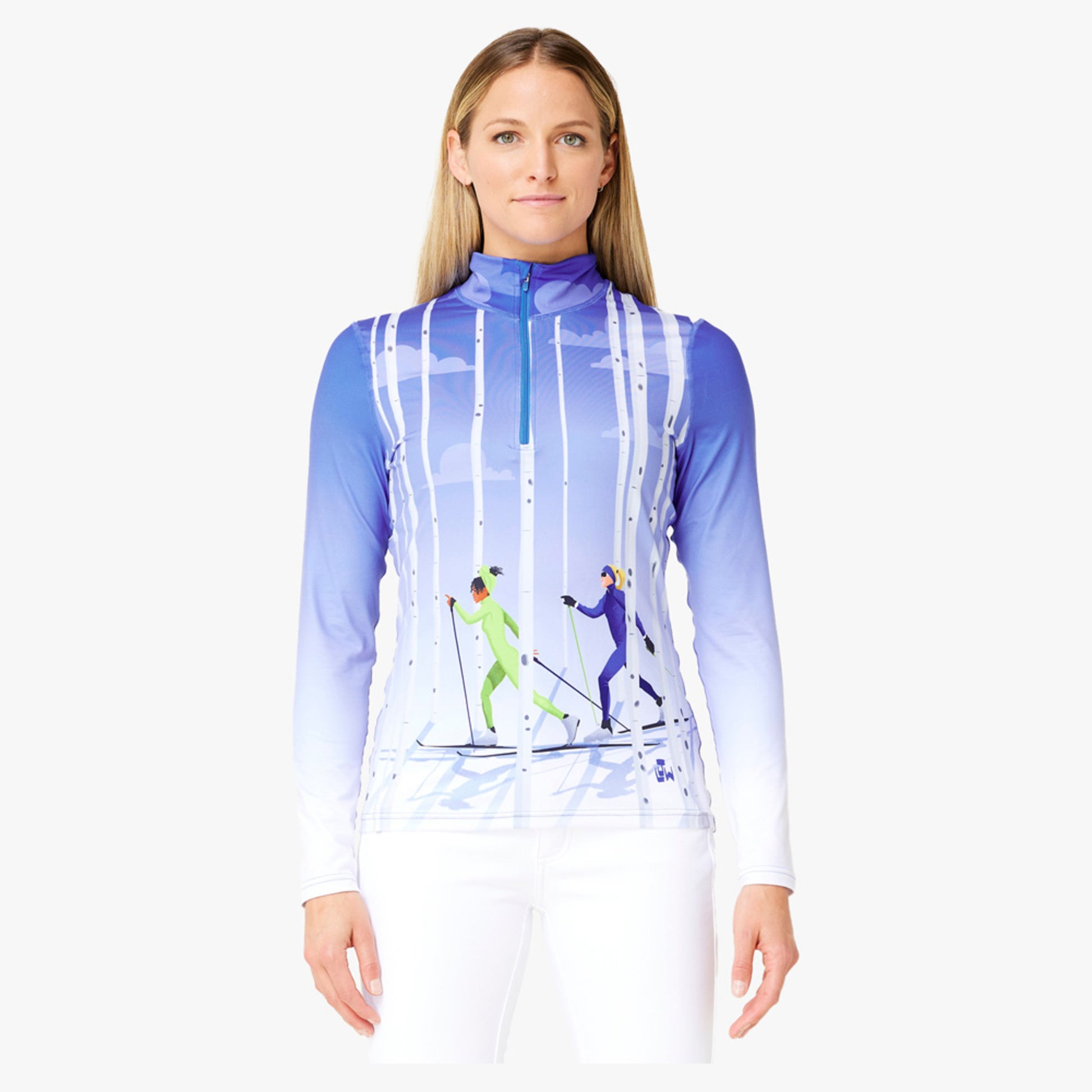 Krimson Klover Aspen Journey Women's Top - BLUE - XL