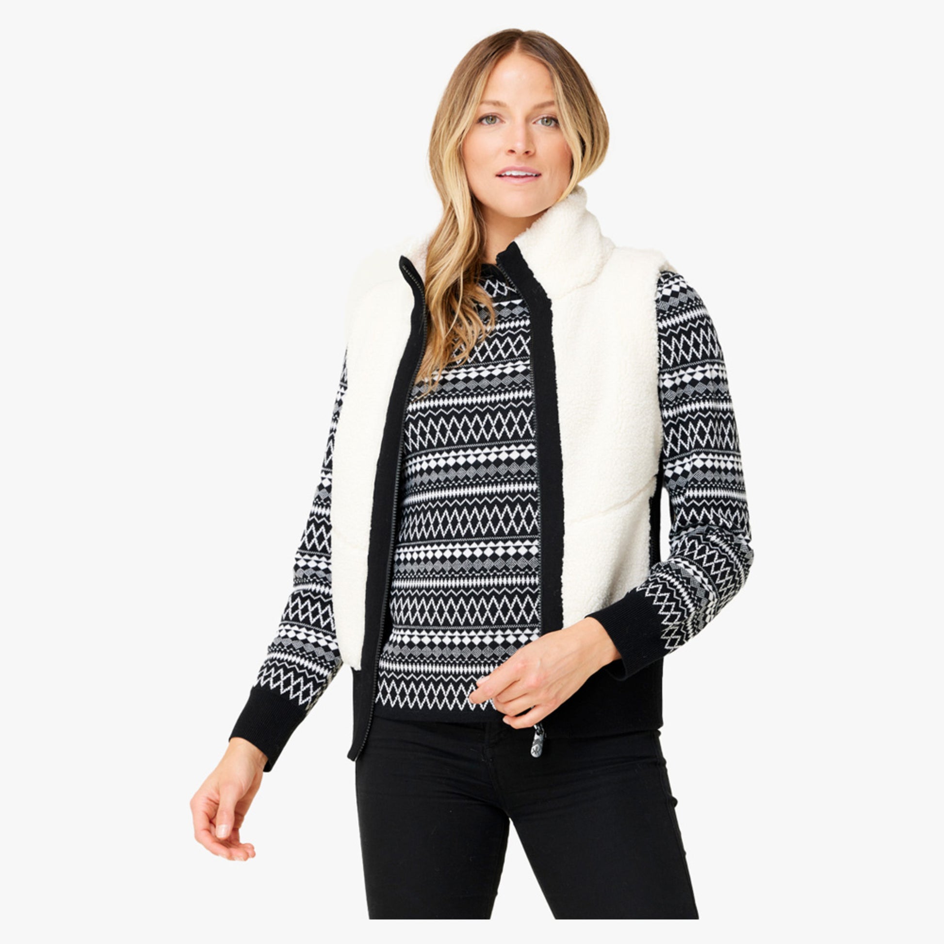 Krimson Klover Ember Women's Vest - NATURAL_BLACK - XL