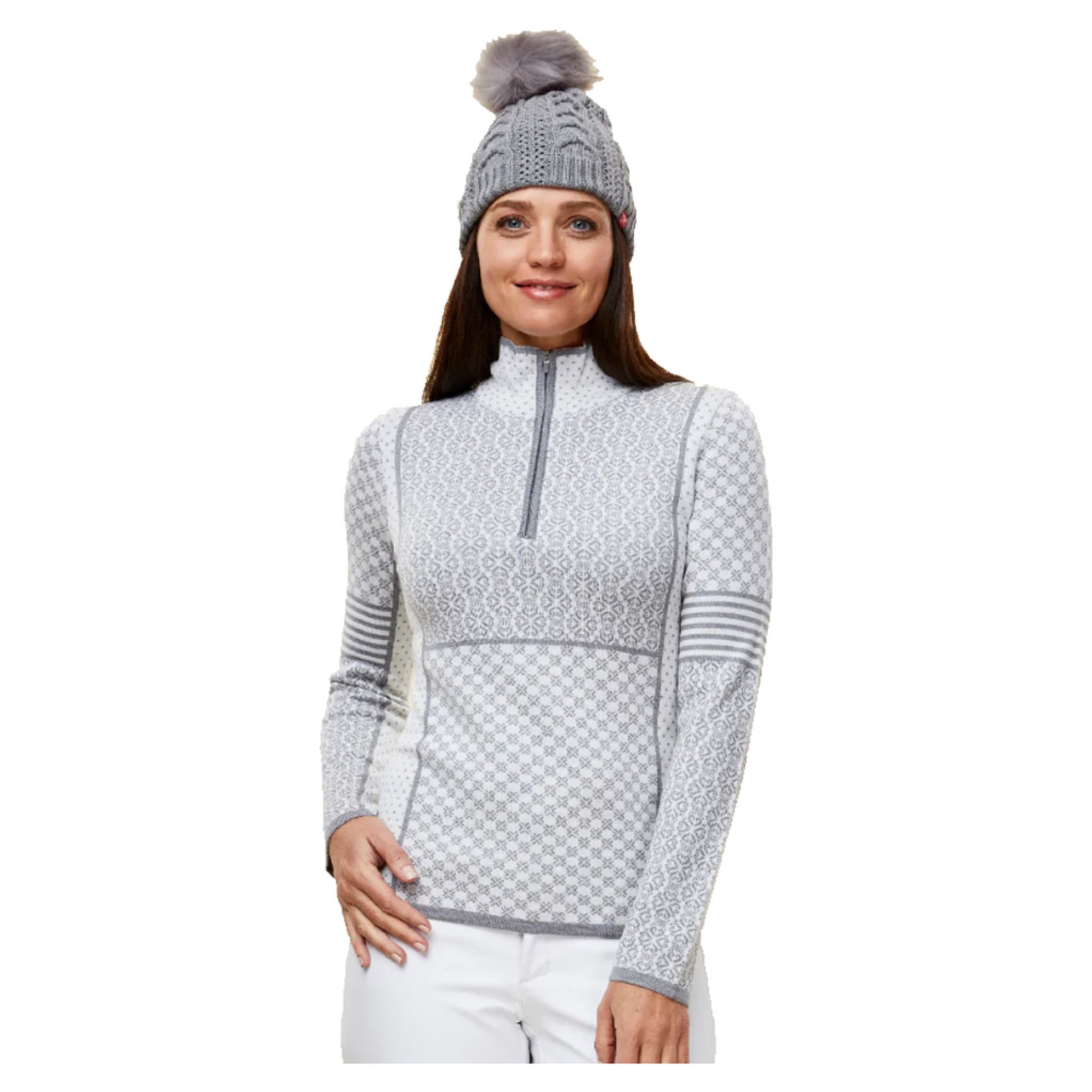 Krimson Klover Pow 1/4 Zip Women's Top - SNOW - M