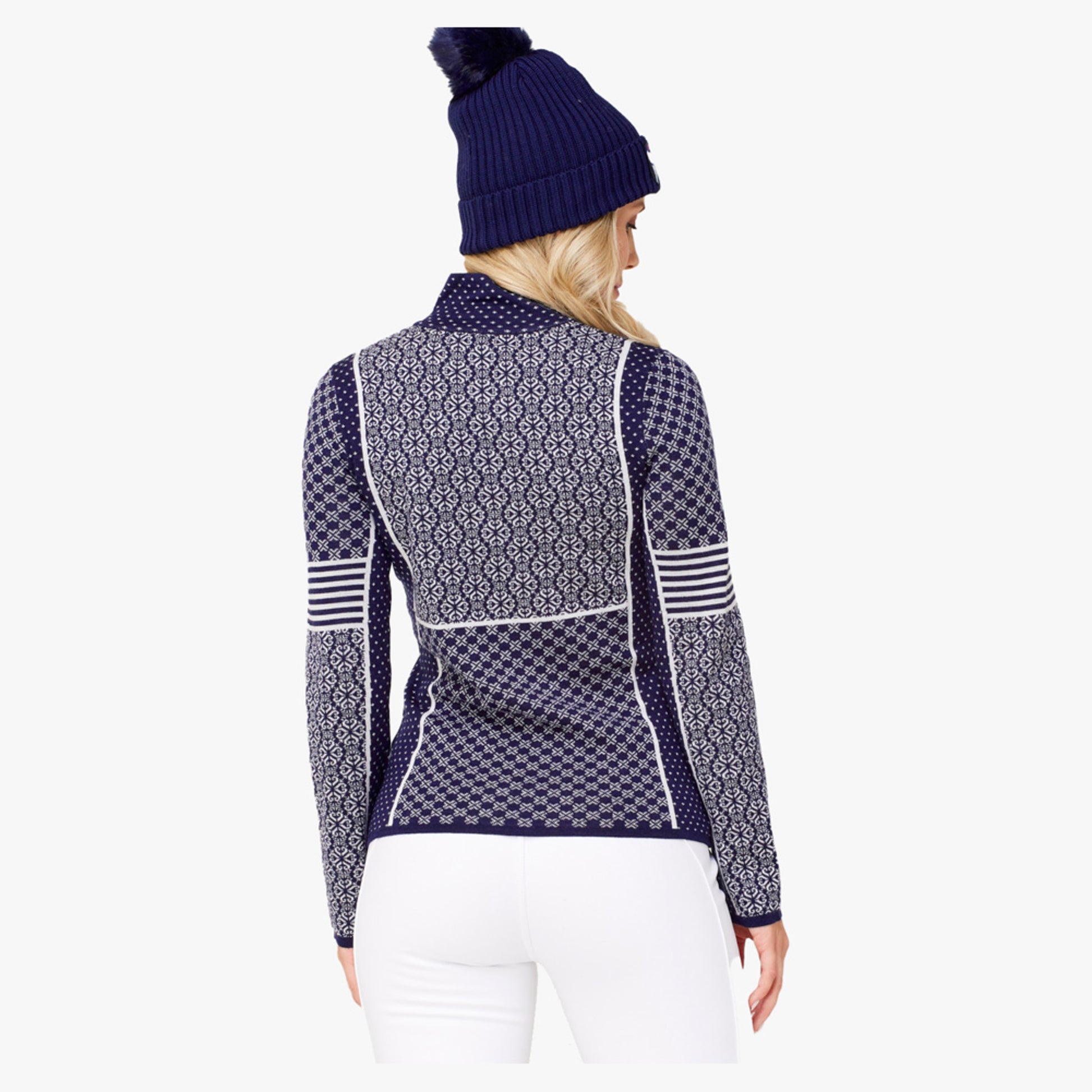 Krimson Klover Pow Women's Zip Neck - Navy - XL