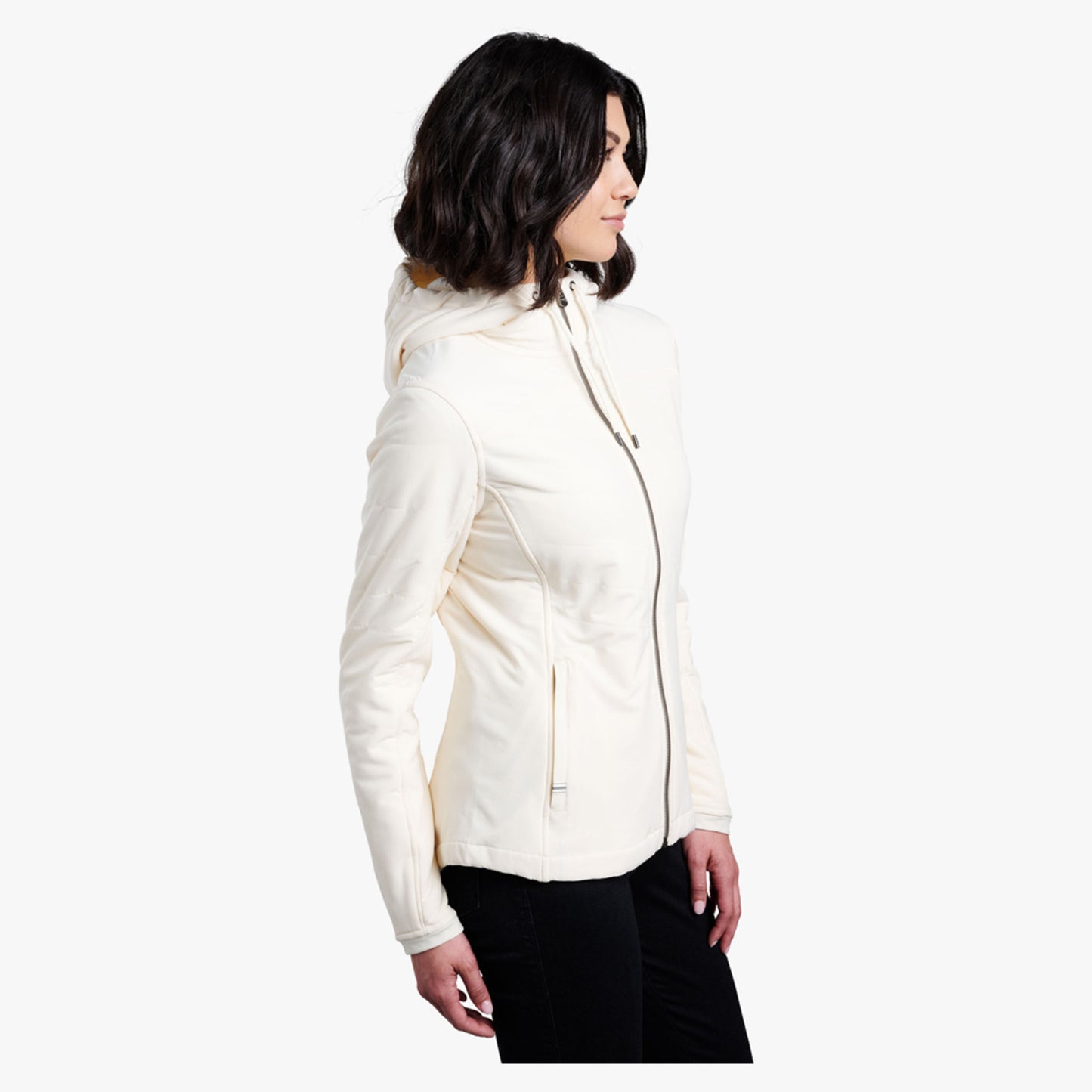 Kuhl Aero Women's Fleece Hoody - Ivory - XL