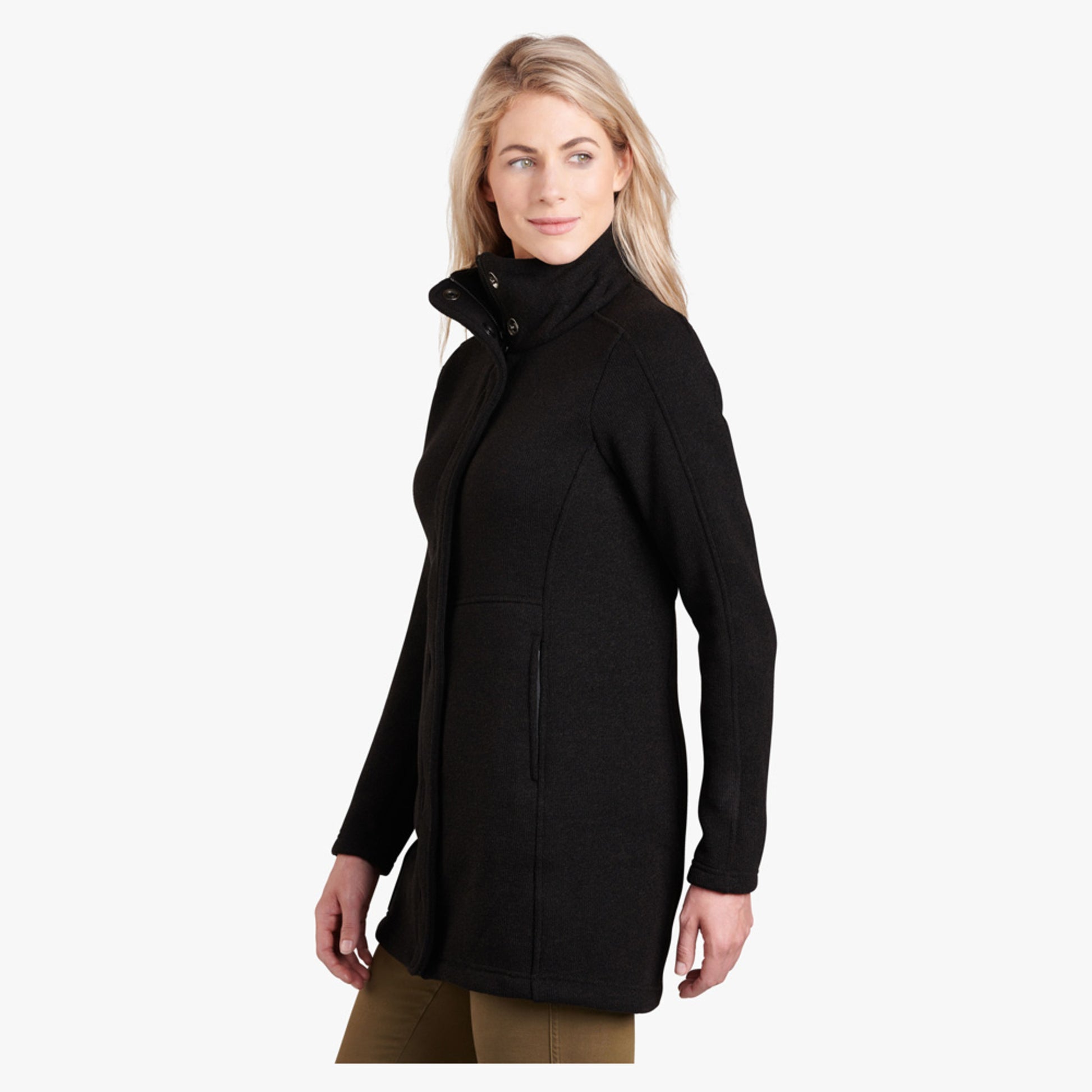 Kuhl Highland Women's Long Jacket - Black - XL