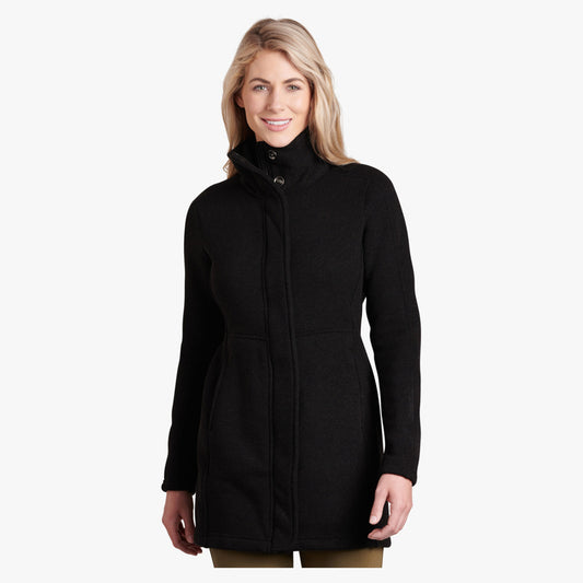 Kuhl Highland Women's Long Jacket - Black - XL