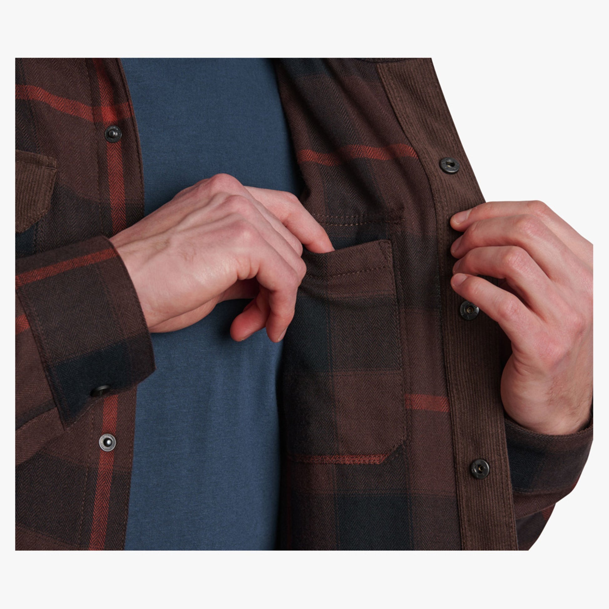 Kuhl Khaos Men's Flannel - Hickory - XL