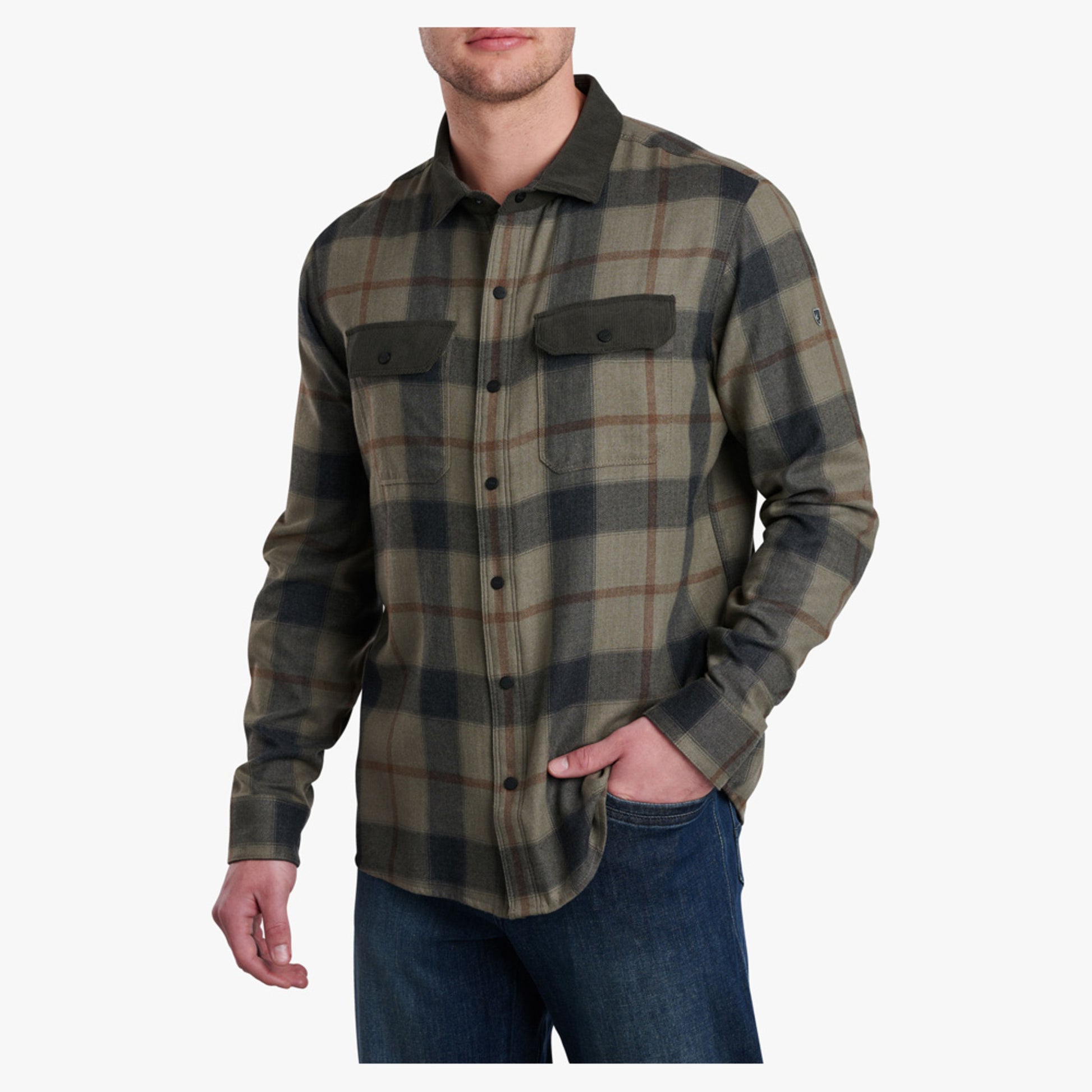 Kuhl Khaos Men's Flannel - Green Acres - XL