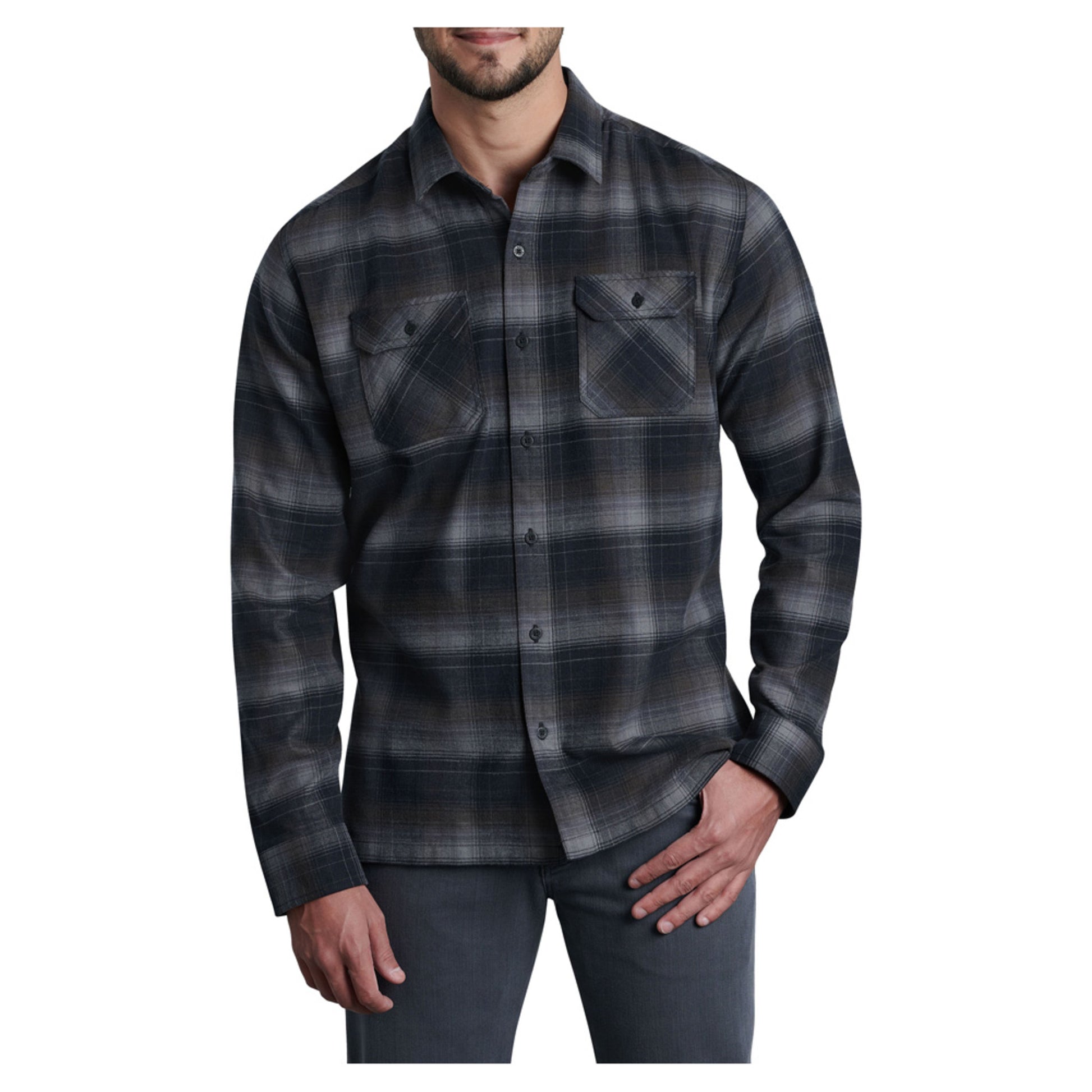 Kuhl Men's Dillingr Flannel - BRUSHED NICKEL - XXXL