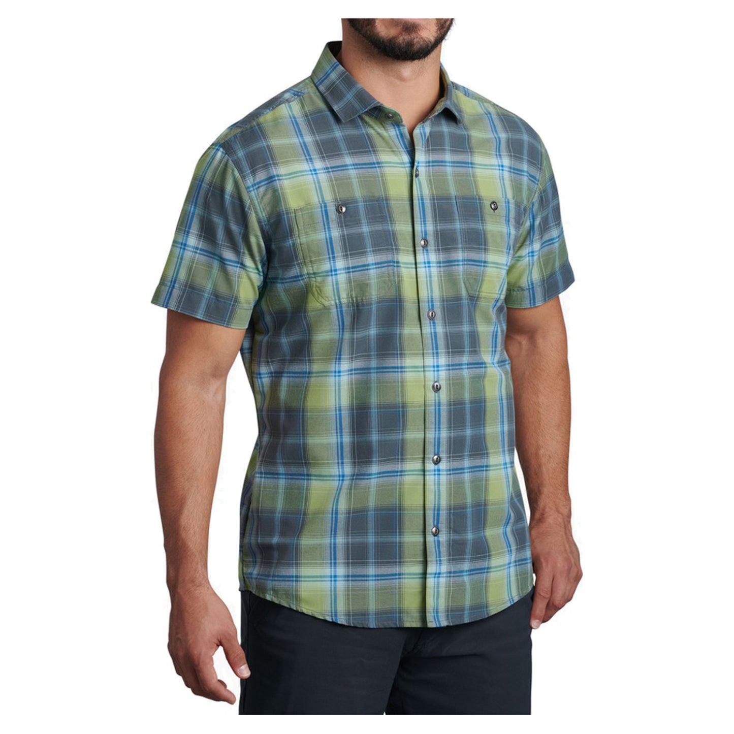 Kuhl Men's Styk Short Sleeve Shirt - EVERGREEN - XXL