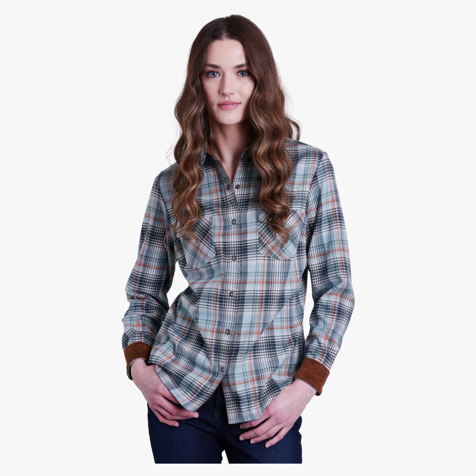 Kuhl Tess LS Women's Flannel - Evergreen - XL