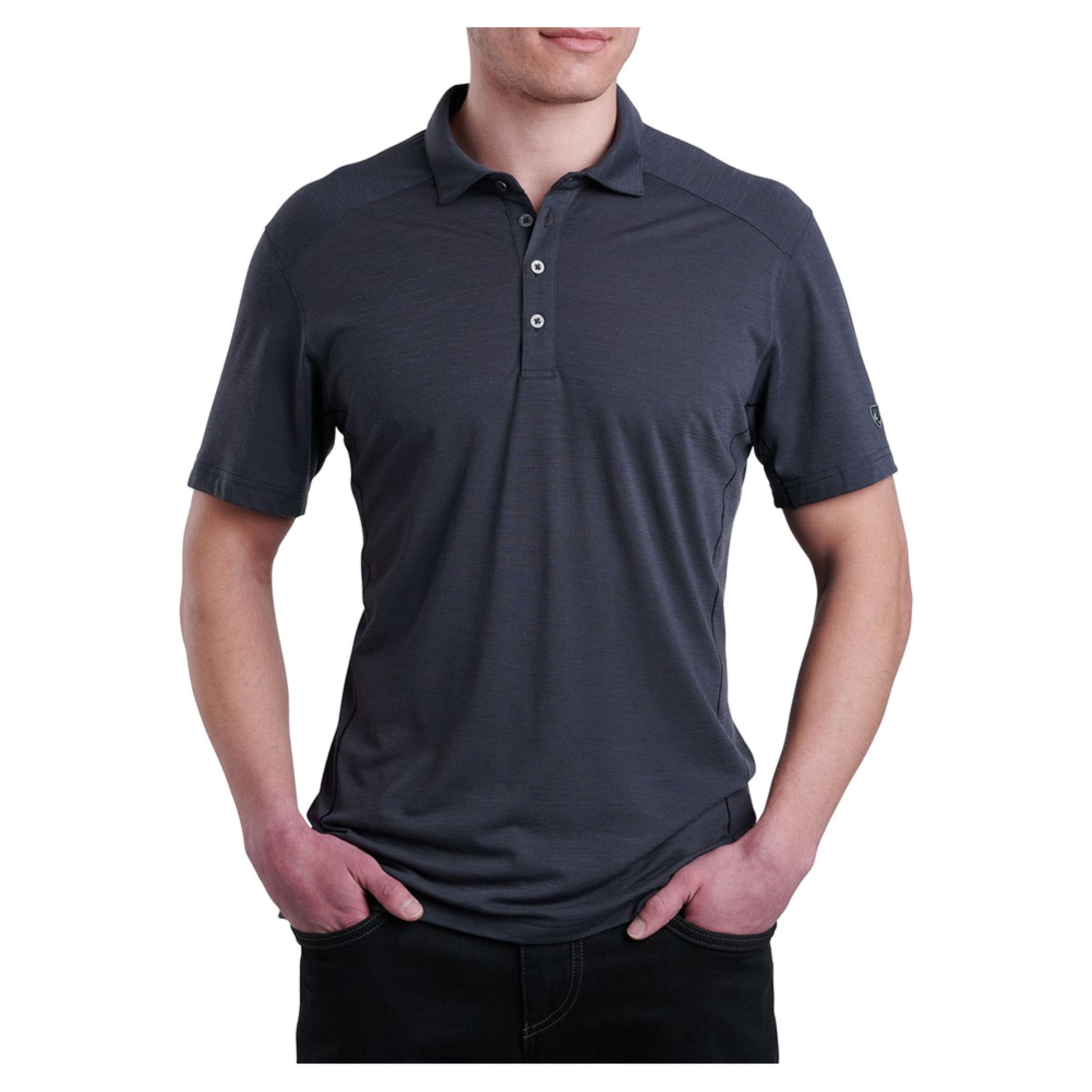 Kuhl Valiant Men's Polo - CARBON - XL