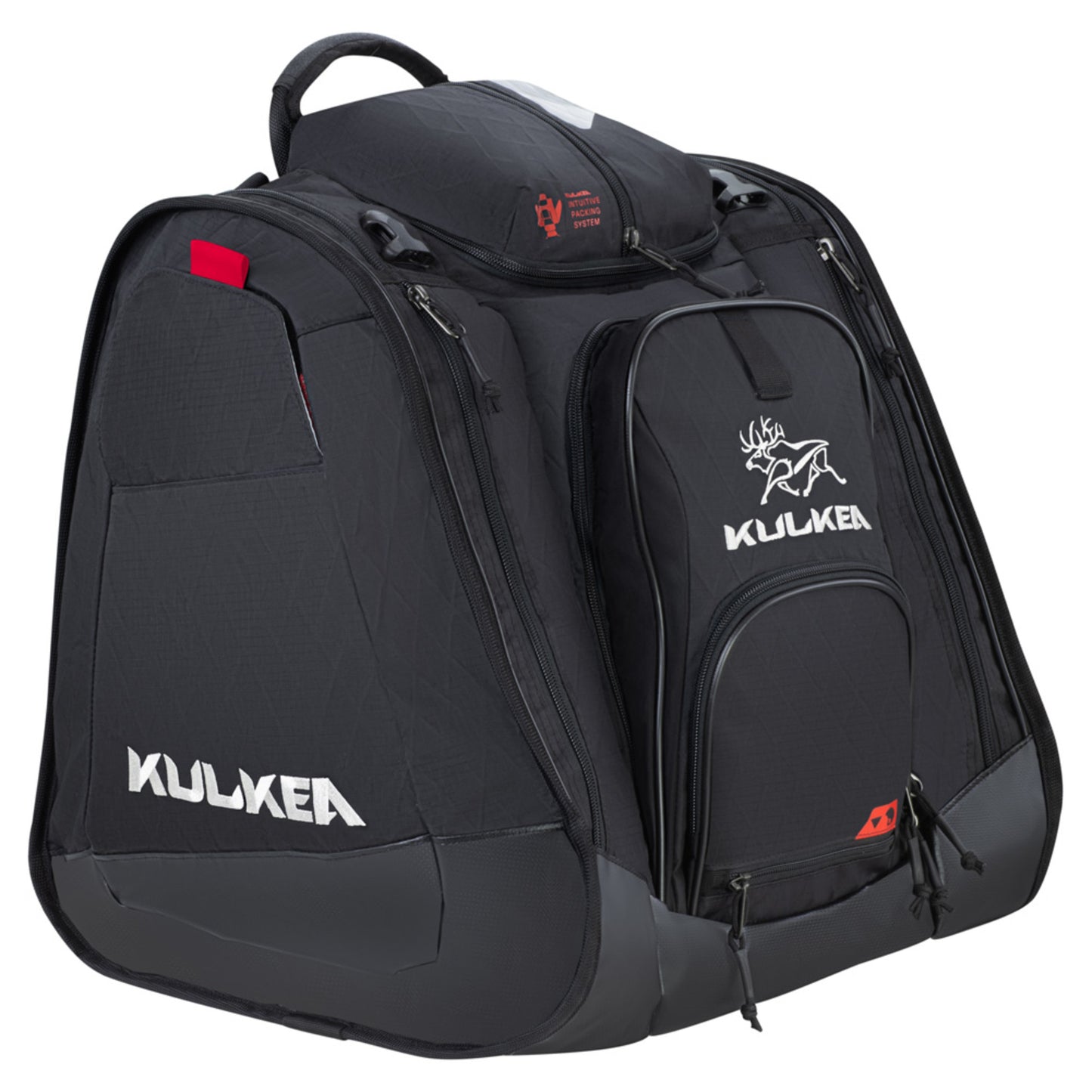 Kulkea Boot Trekker II Boot Bag - BLACK_RED_GREY