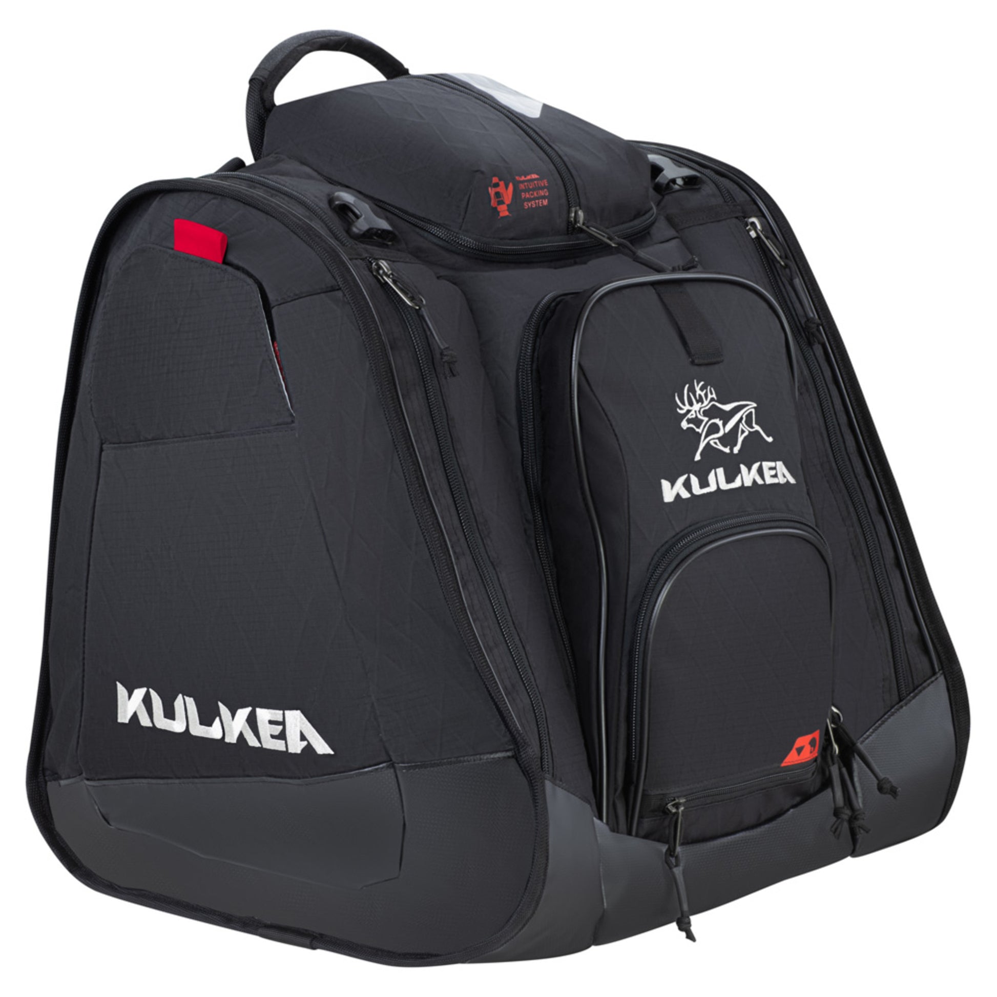 Kulkea Boot Trekker II Boot Bag - BLACK_RED_GREY