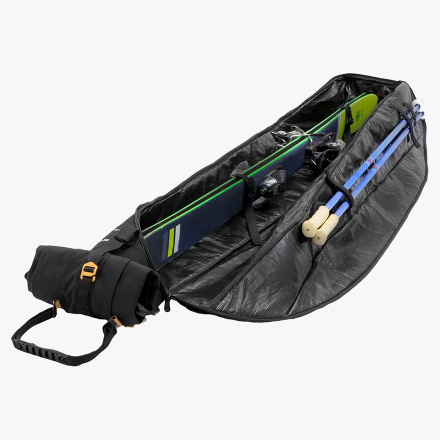 Kulkea Kantaja Single Roller Ski Bag - Diamond Grey-Black