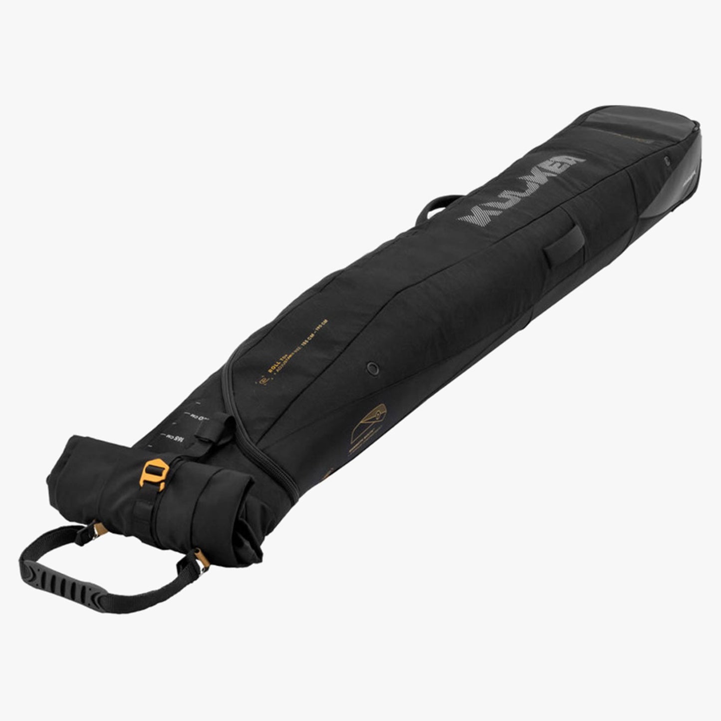 Kulkea Kantaja Single Roller Ski Bag - Black/Gold