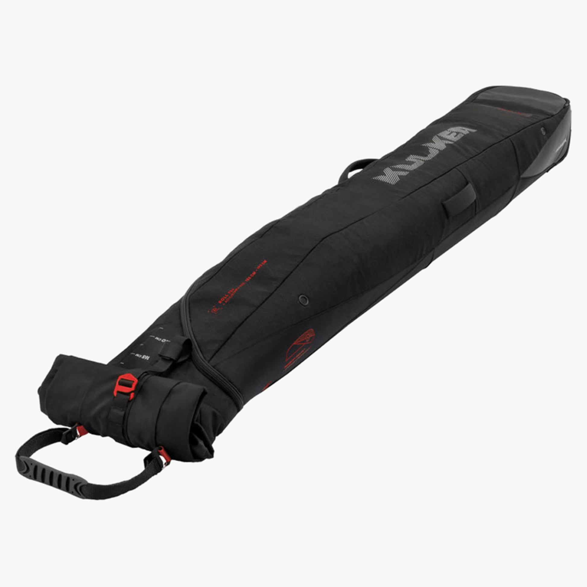 Kulkea Kantaja Single Roller Ski Bag - Black/Red
