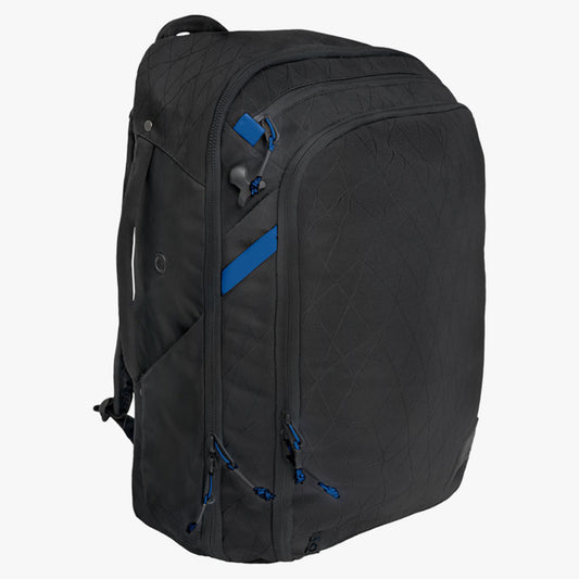 Kulkea Kartta Travel Boot Bag - Black/Blue