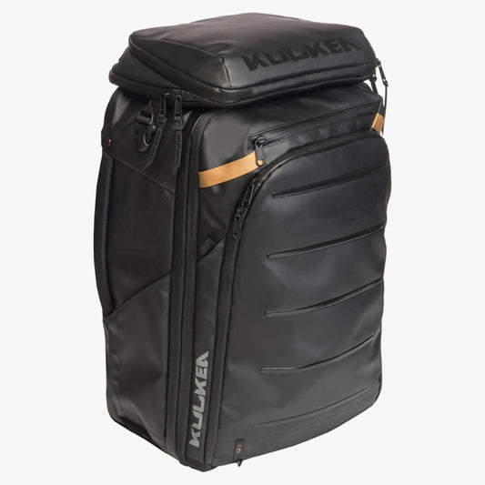Kulkea Kayda Travel Backpack - Black/Gold