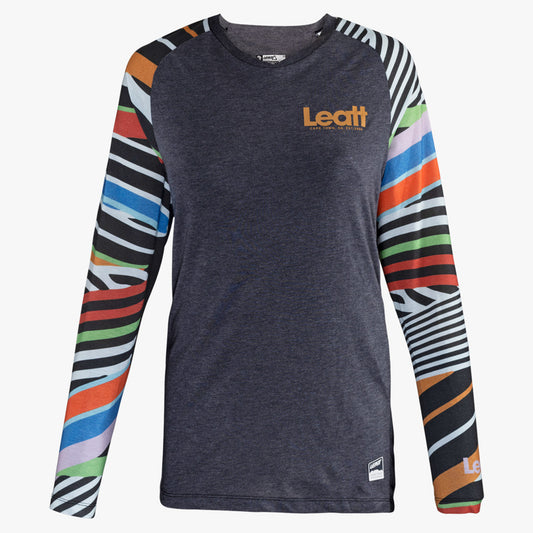 Leatt AllMtn 3.0 Women's MTB Jersey - Stripes - L