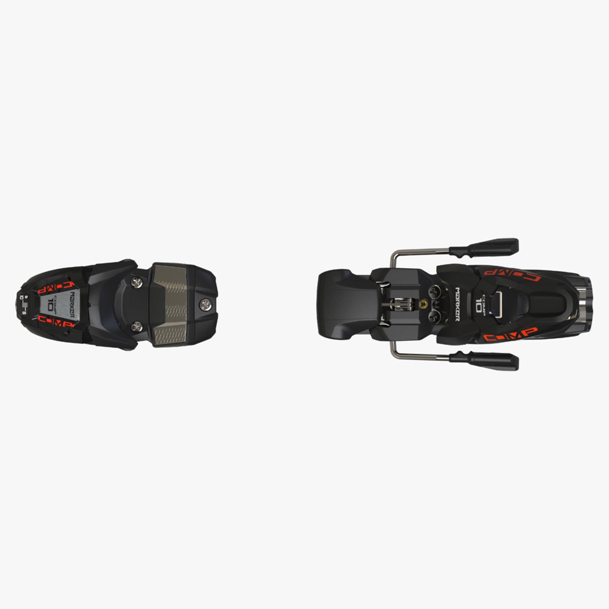 Marker COMP 10 Ski Bindings - BLACK FLO RED